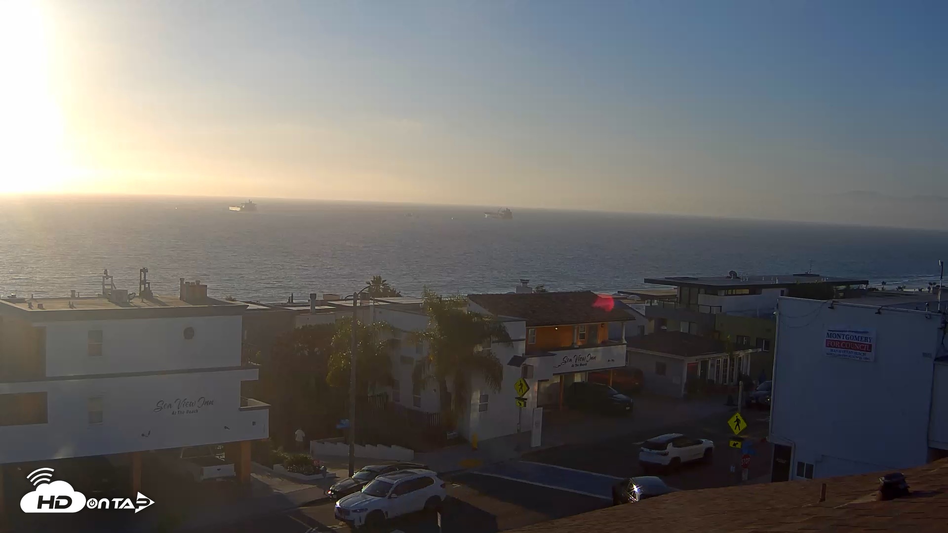 Snapshot of Sea View Inn Manhattan Beach Live Webcam taken Oct 1, 2026, 5:56pm PDT