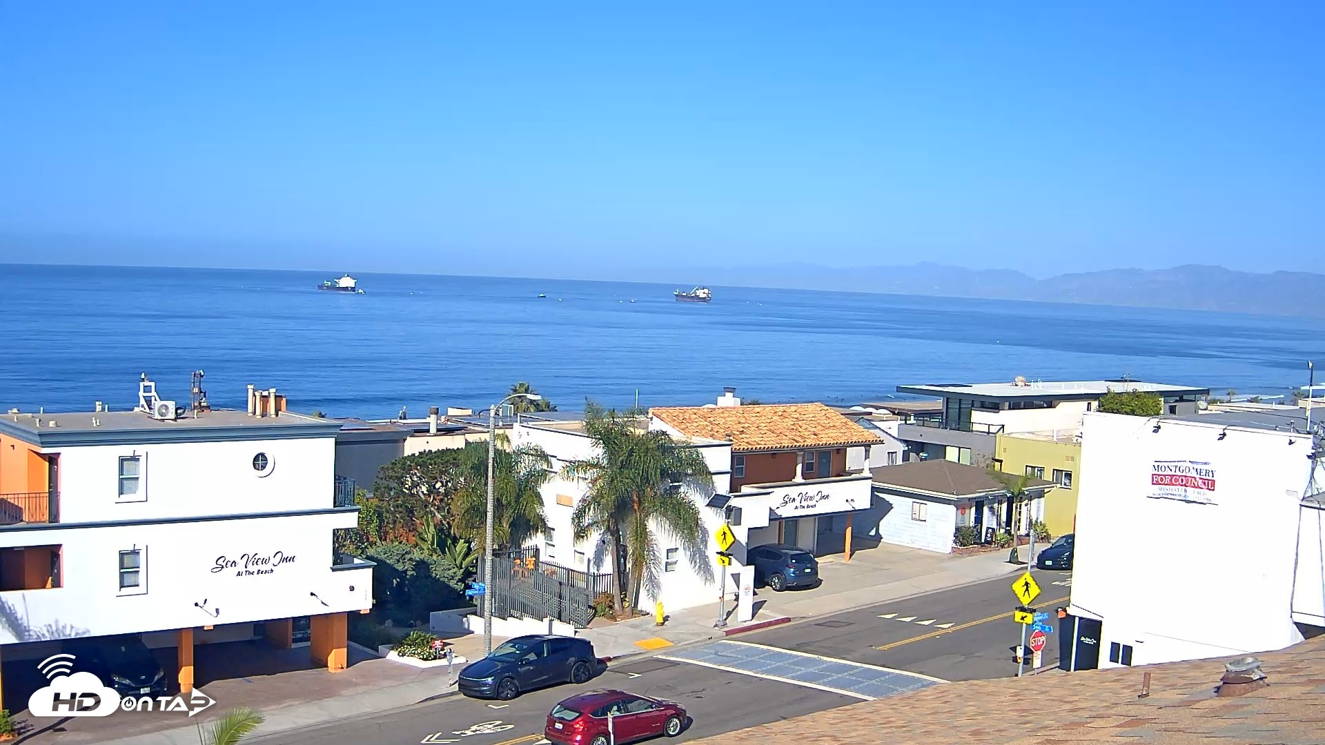 Snapshot of Sea View Inn Manhattan Beach Live Webcam taken Oct 13, 2026, 9:40am PDT