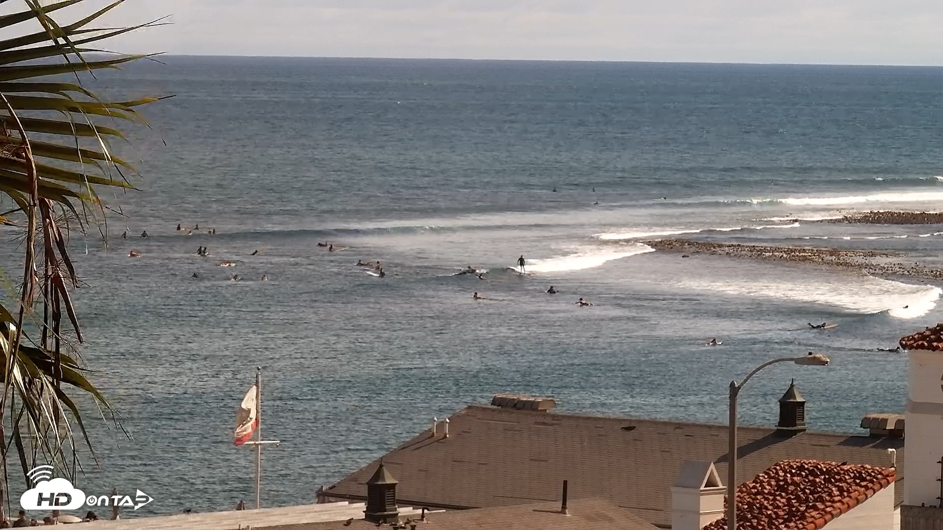 Snapshot of Malibu Point Live Surf Cam taken Aug 13, 2026, 4:23pm PDT