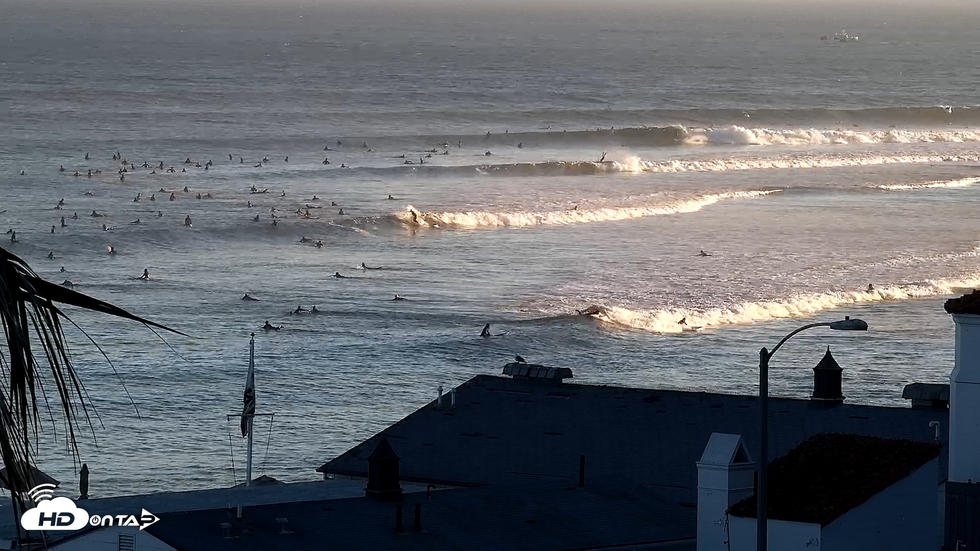 Snapshot of Malibu Point Live Surf Cam taken Mar 12, 2026, 6:15pm PDT