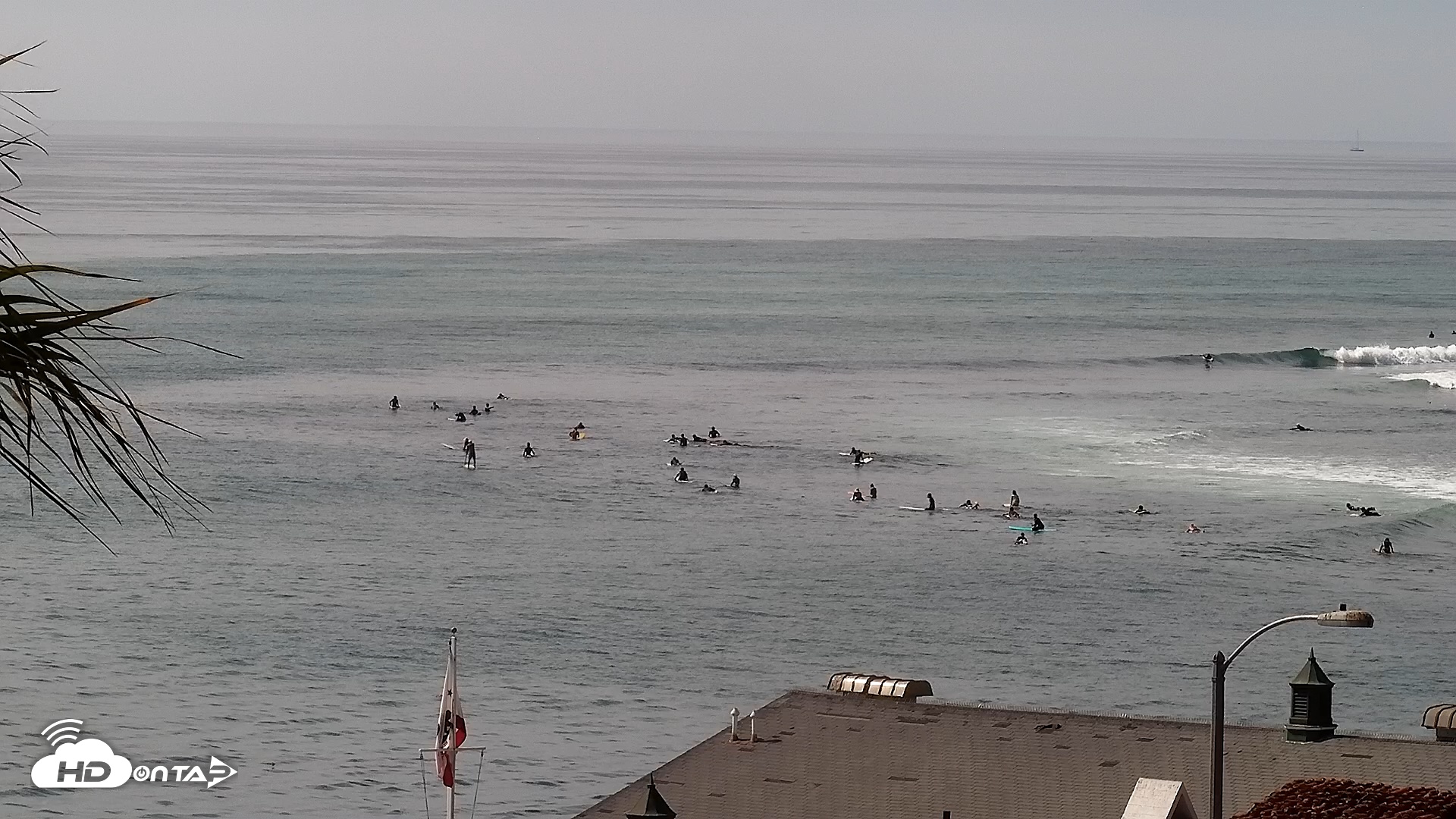 Snapshot of Malibu Point Live Surf Cam taken Sep 19, 2025, 10:40am PDT