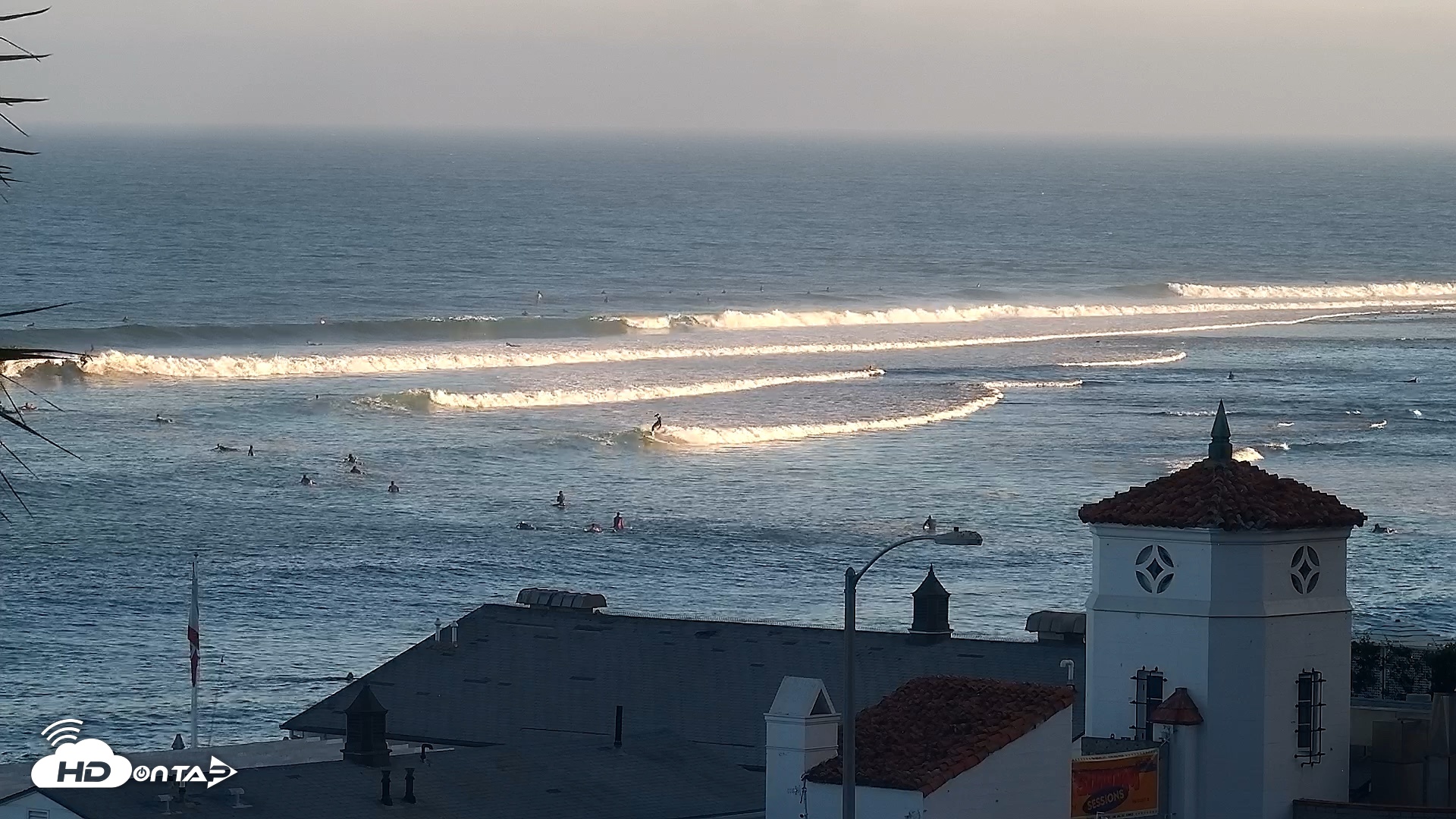 Snapshot of Malibu Point Live Surf Cam taken Jul 19, 2026, 7:05pm PDT