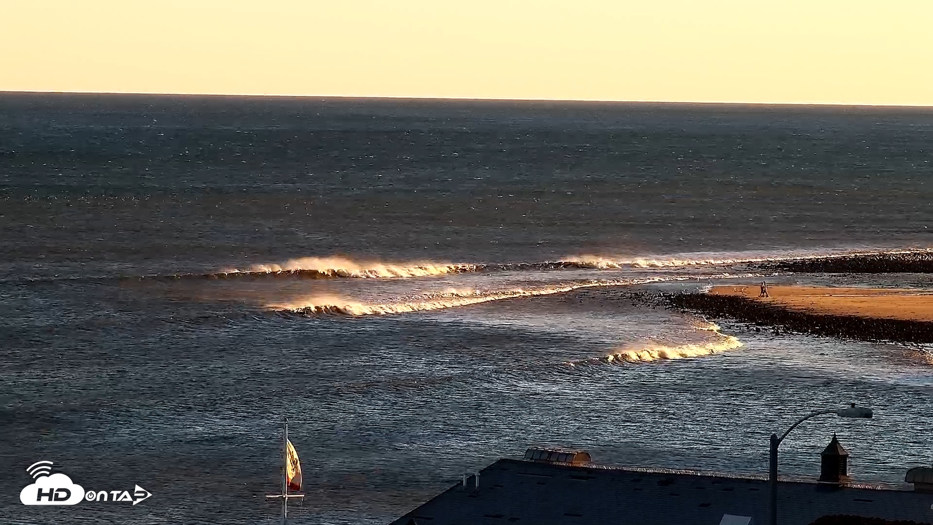 Snapshot of Malibu Point Live Surf Cam taken Nov 22, 2025, 4:21pm PST