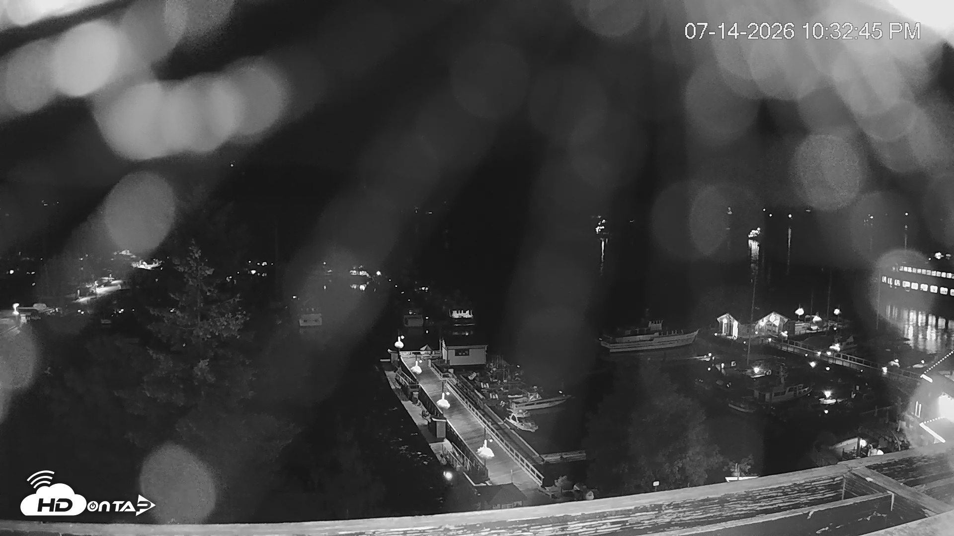 Snapshot of Friday Harbor - San Juan Island Live Webcam taken Jul 14, 2026, 10:33pm PDT