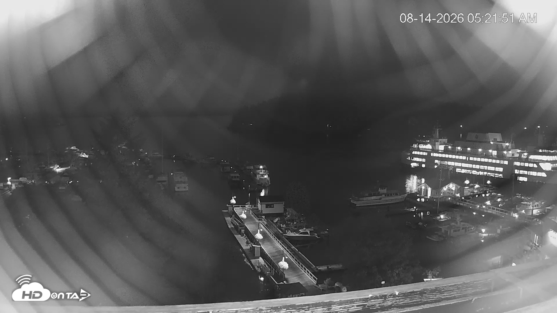 Snapshot of Friday Harbor - San Juan Island Live Webcam taken Aug 14, 2026, 5:22am PDT