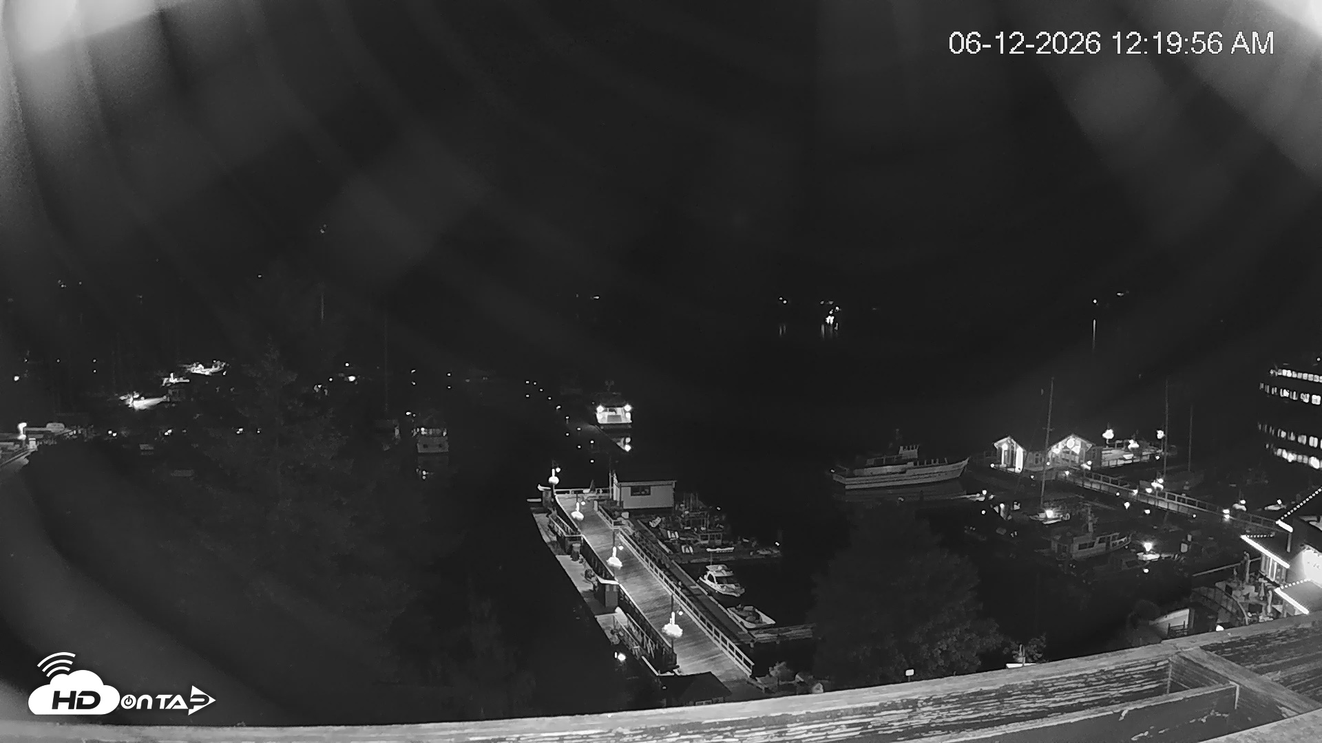 Snapshot of Friday Harbor - San Juan Island Live Webcam taken Jun 12, 2026, 12:20am PDT