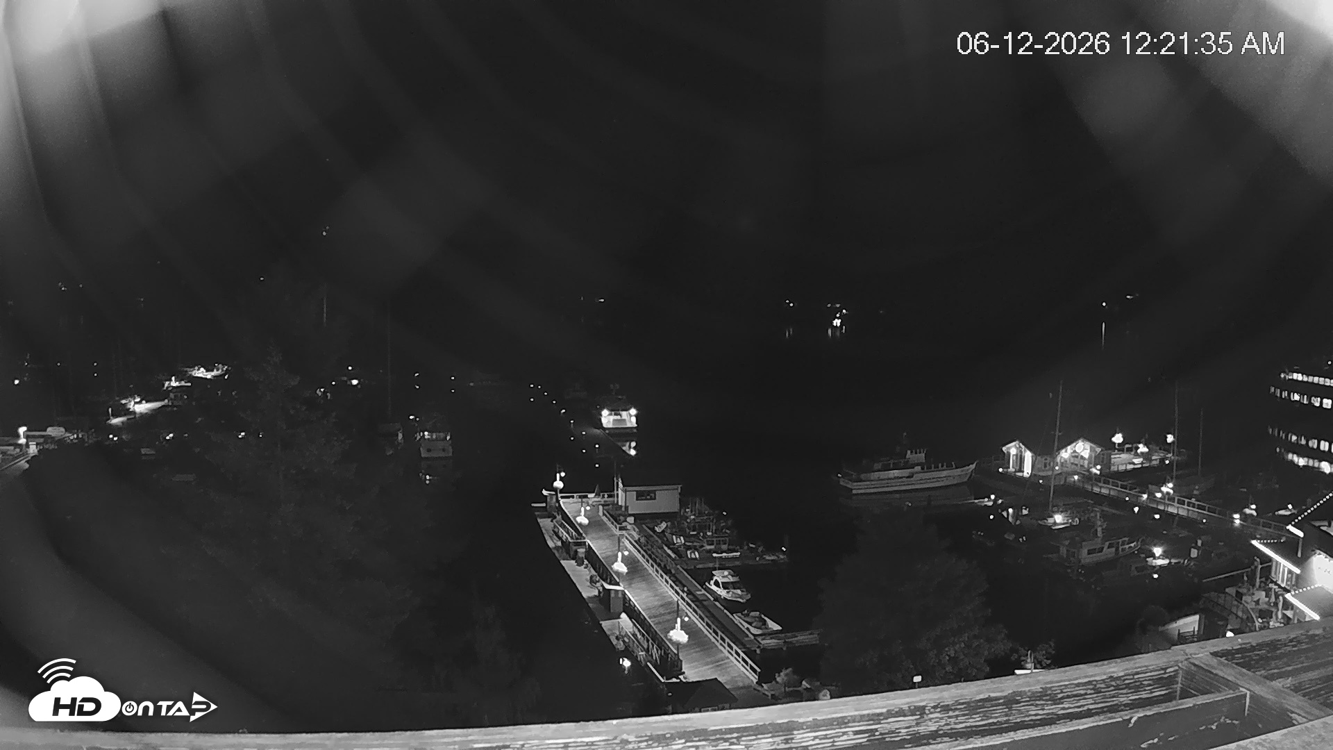 Snapshot of Friday Harbor - San Juan Island Live Webcam taken Jun 12, 2026, 12:23am PDT