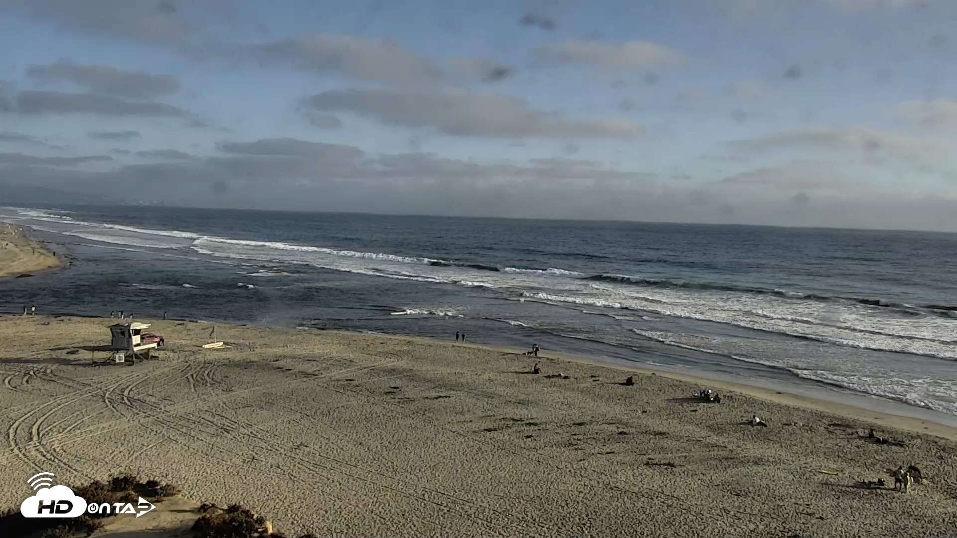 Snapshot of Del Mar Beach North Live Webcam taken Jul 7, 2026, 6:52pm PDT