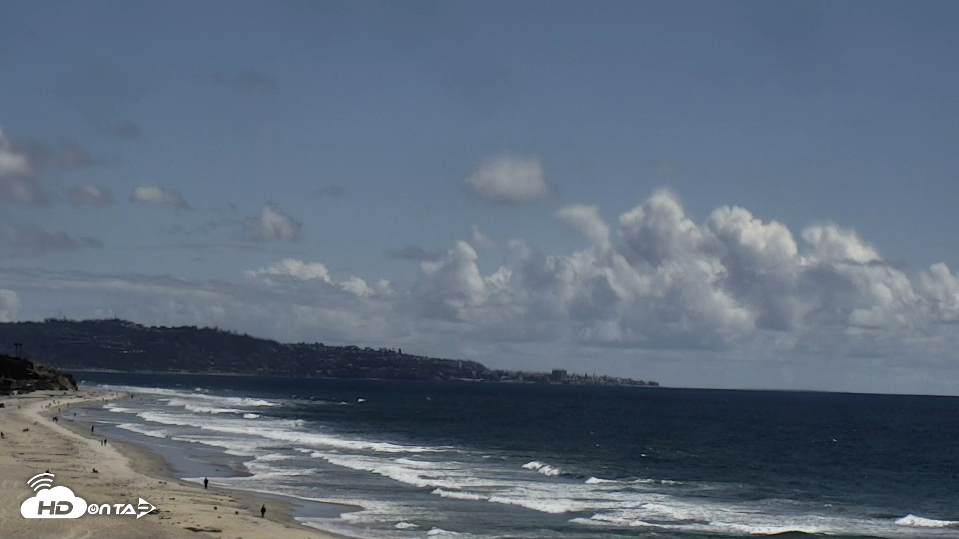 Snapshot of Del Mar Beach North Live Webcam taken May 5, 2026, 2:50pm PDT