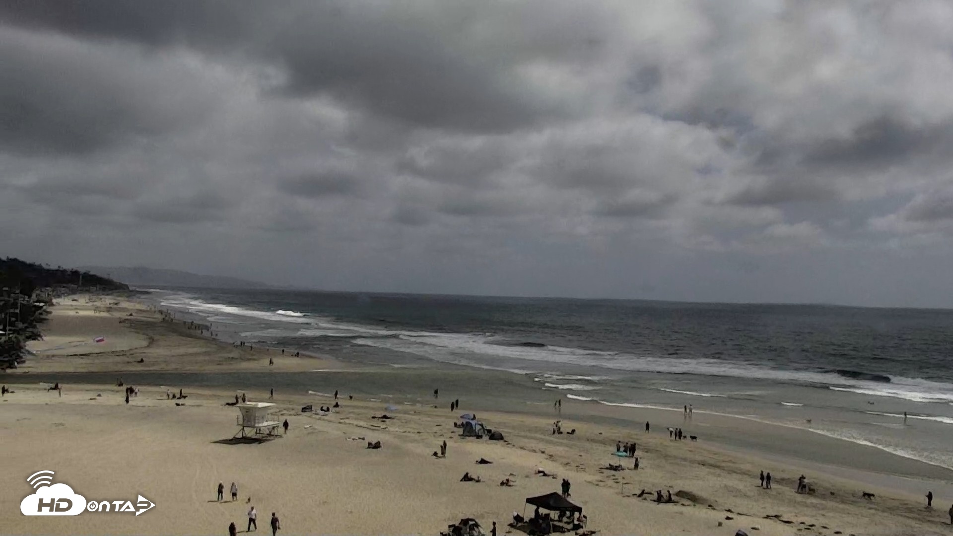 Snapshot of Del Mar Beach North Live Webcam taken May 16, 2026, 3:05pm PDT