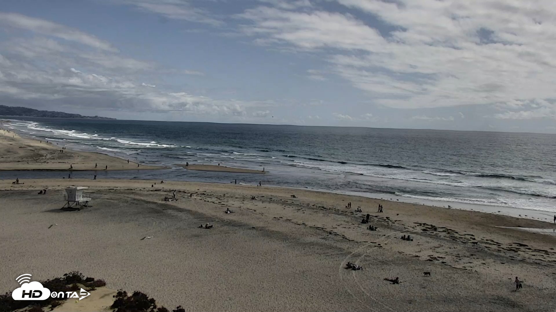 Snapshot of Del Mar Beach North Live Webcam taken Apr 26, 2026, 3:18pm PDT