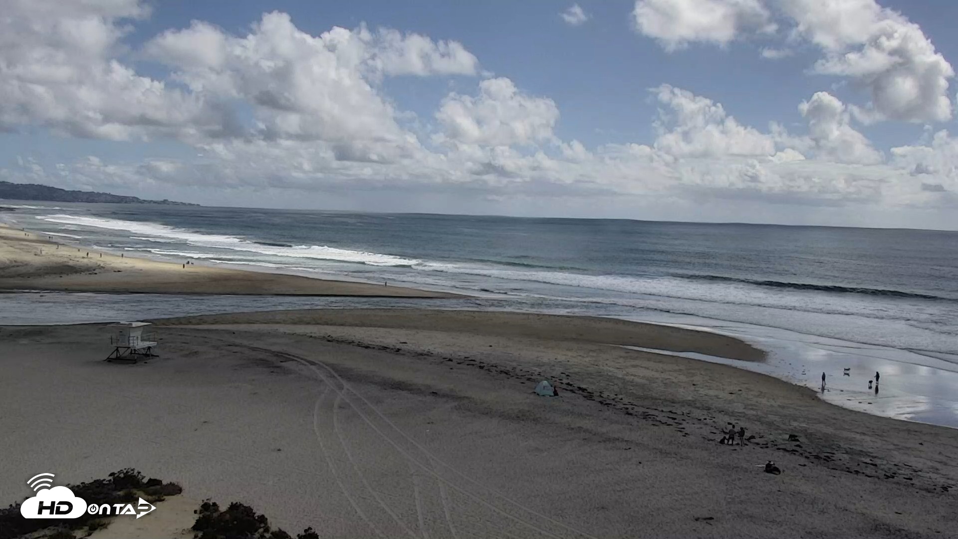 Snapshot of Del Mar Beach North Live Webcam taken Apr 13, 2026, 3:16pm PDT