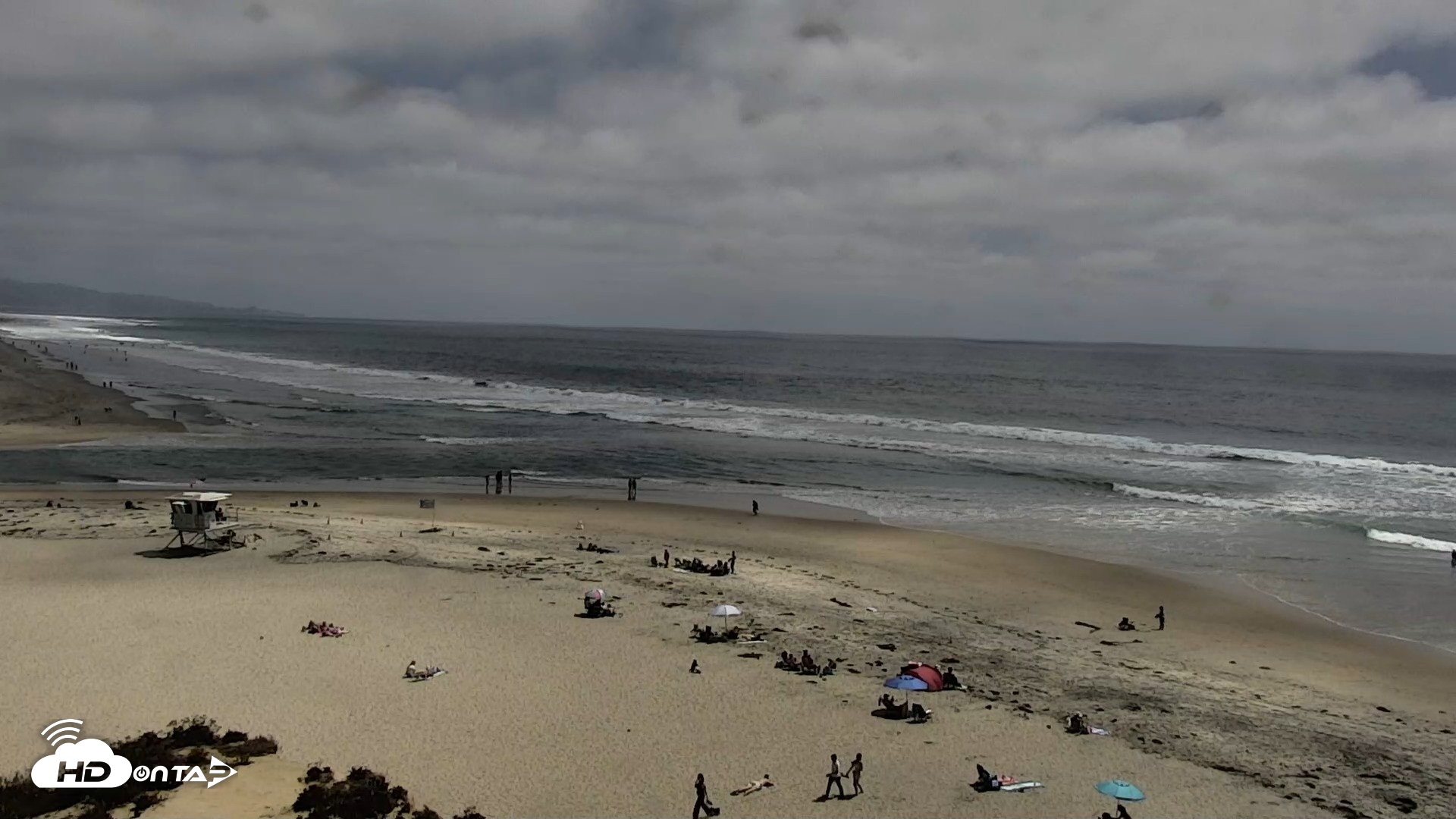 Snapshot of Del Mar Beach North Live Webcam taken Jun 16, 2026, 2:50pm PDT
