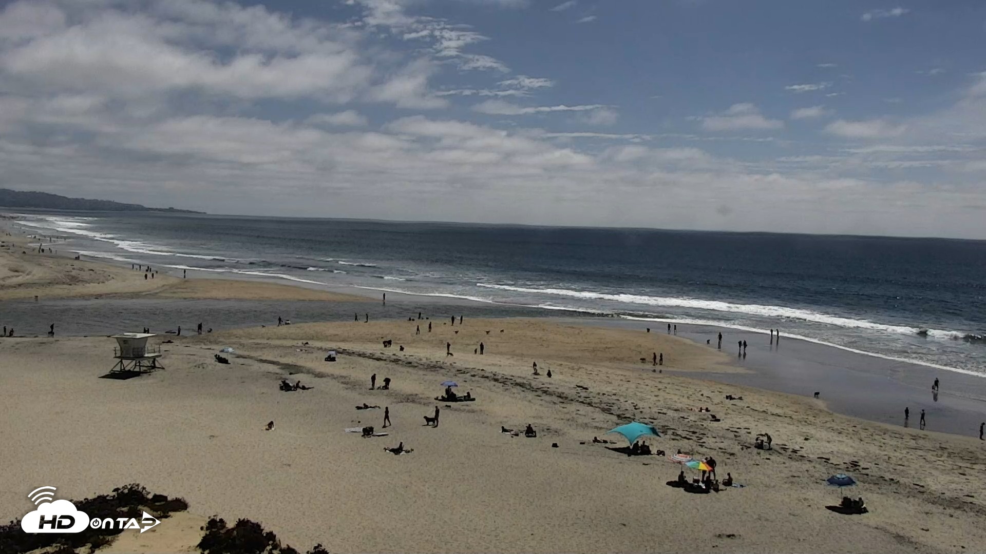 Snapshot of Del Mar Beach North Live Webcam taken Apr 10, 2026, 1:52pm PDT