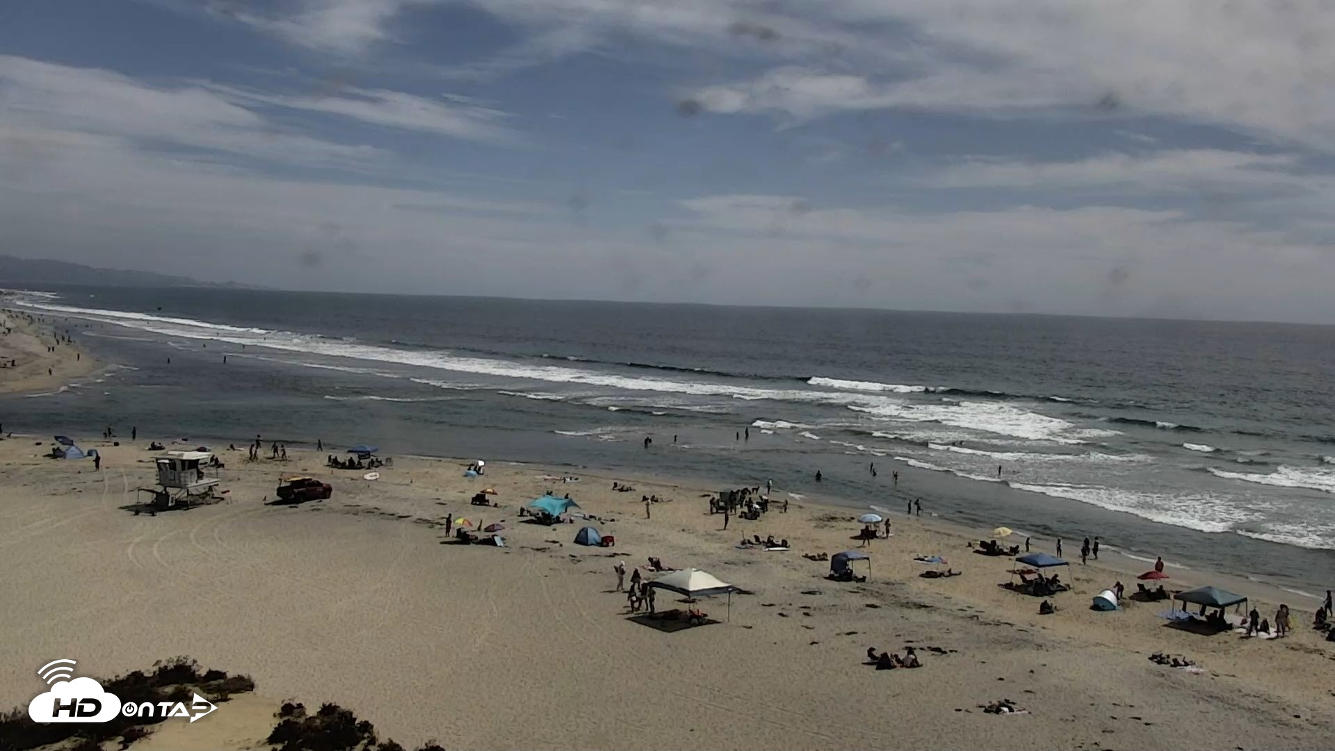Snapshot of Del Mar Beach North Live Webcam taken Jul 3, 2026, 3:12pm PDT