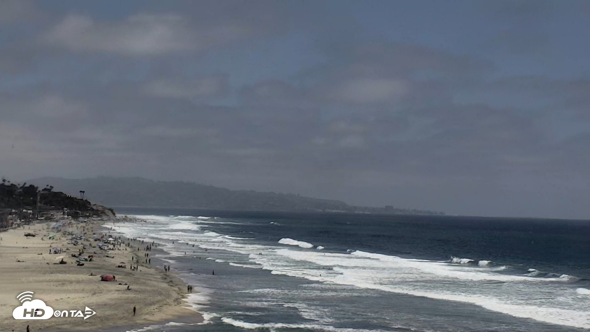 Snapshot of Del Mar Beach North Live Webcam taken Jul 7, 2026, 2:07pm PDT
