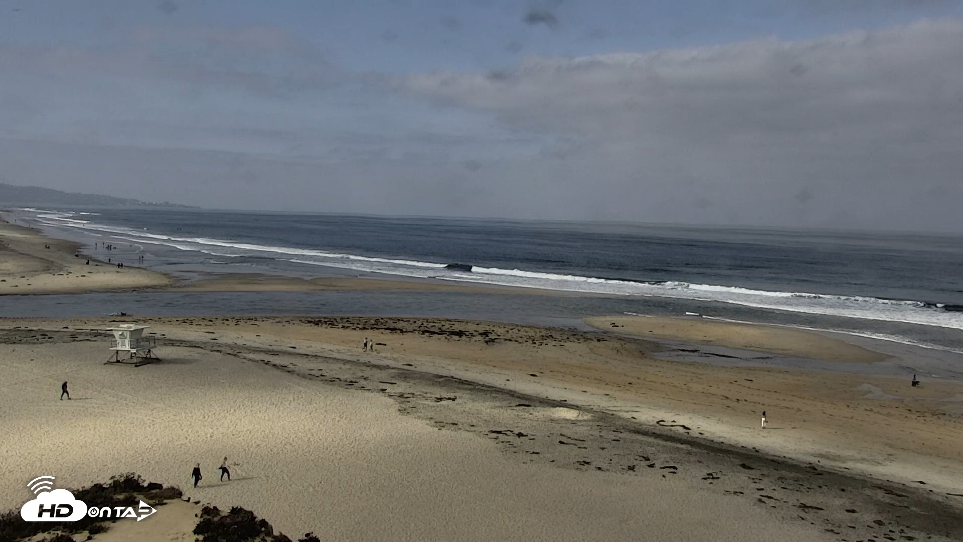 Snapshot of Del Mar Beach North Live Webcam taken May 22, 2026, 8:41am PDT