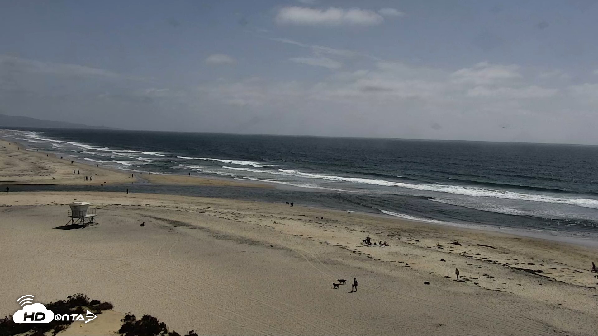 Snapshot of Del Mar Beach North Live Webcam taken Apr 30, 2026, 2:43pm PDT
