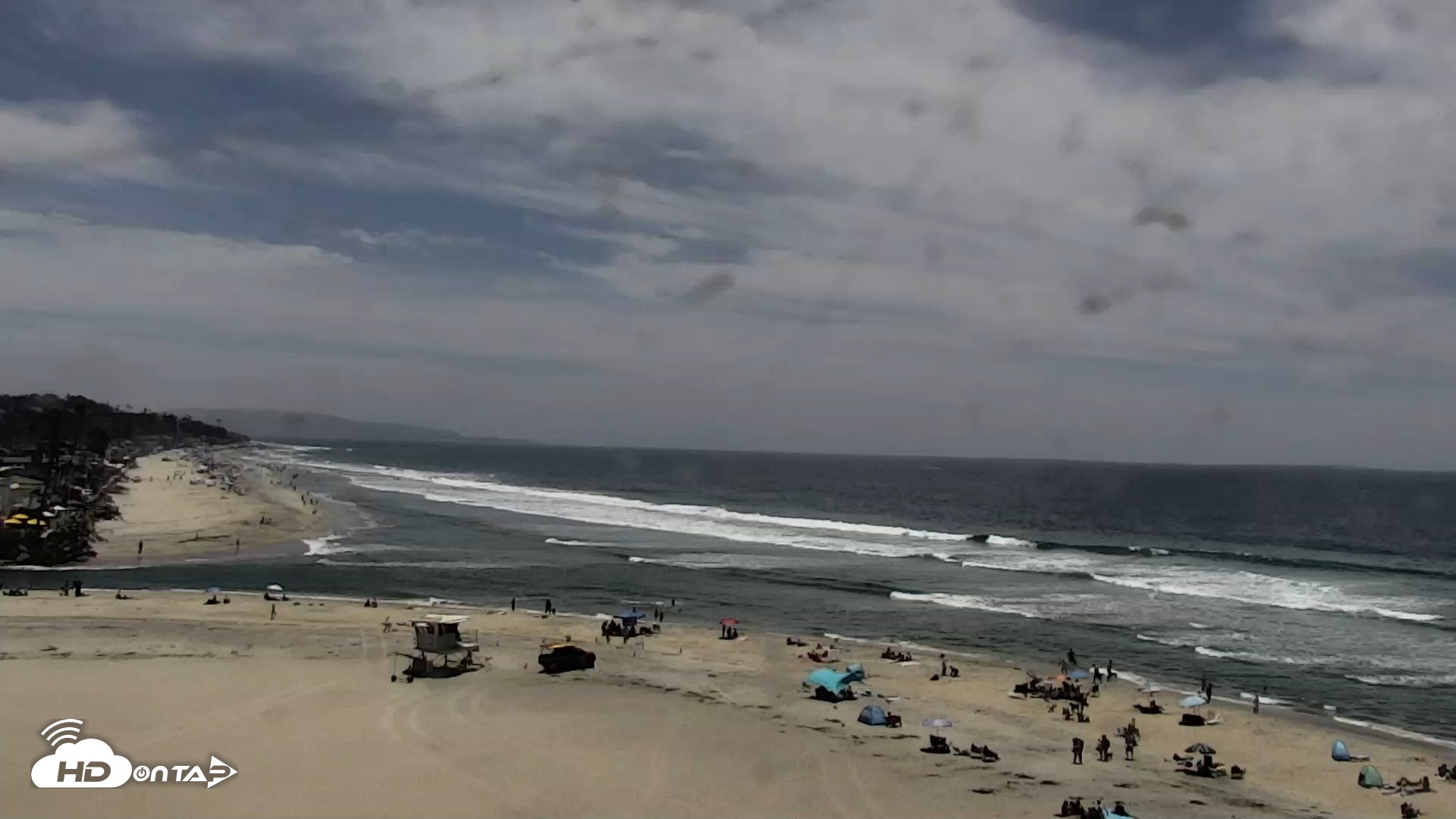Snapshot of Del Mar Beach North Live Webcam taken Jul 3, 2026, 1:14pm PDT