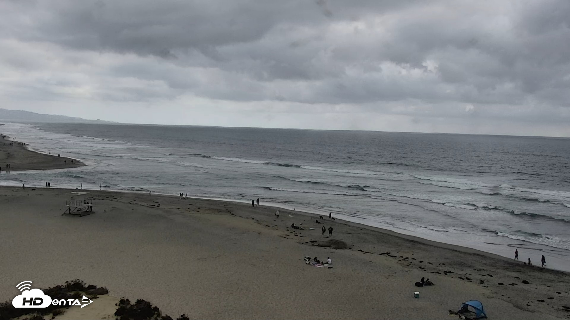 Snapshot of Del Mar Beach North Live Webcam taken May 16, 2026, 5:34pm PDT