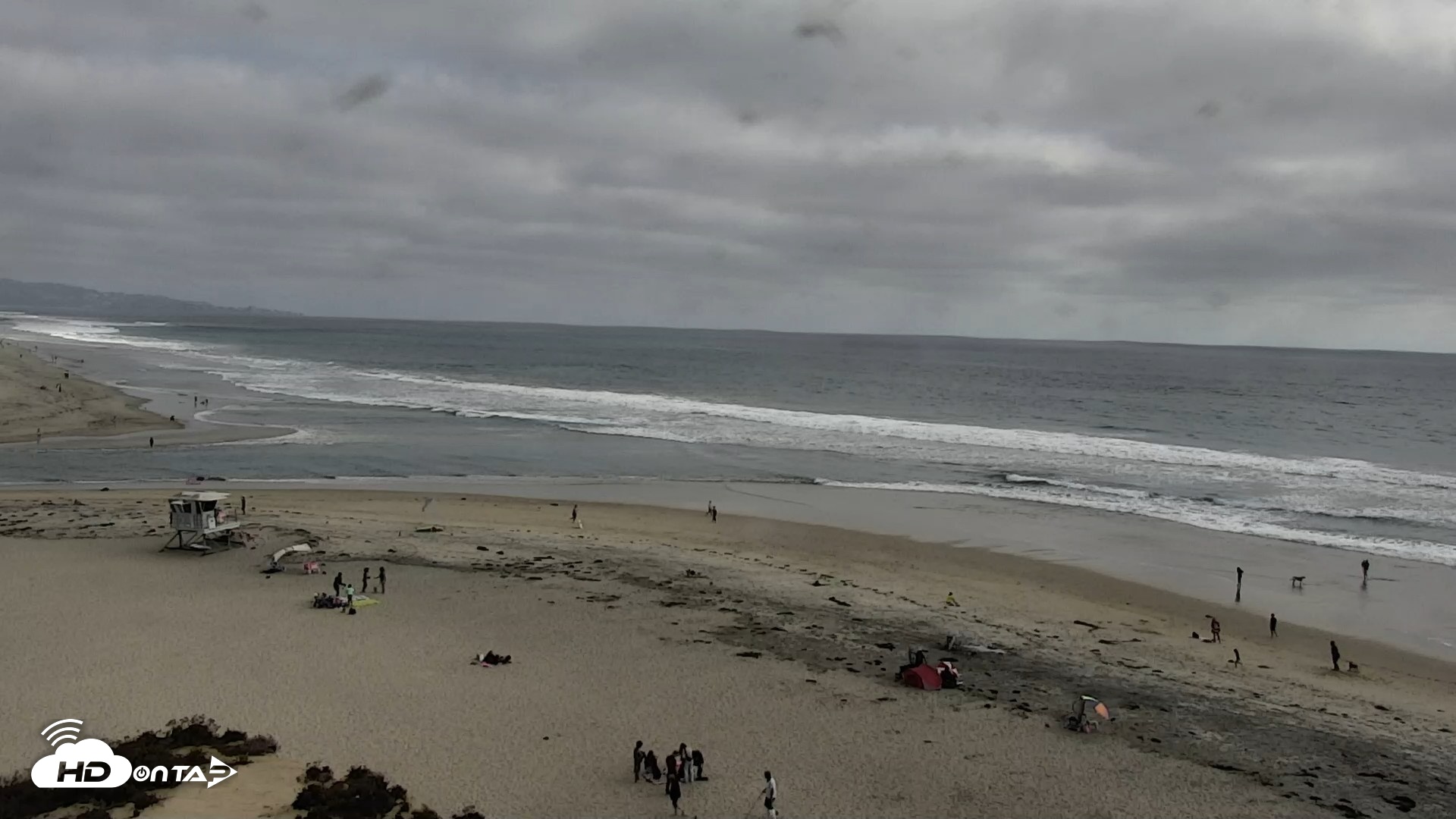 Snapshot of Del Mar Beach North Live Webcam taken Jun 16, 2026, 5:22pm PDT