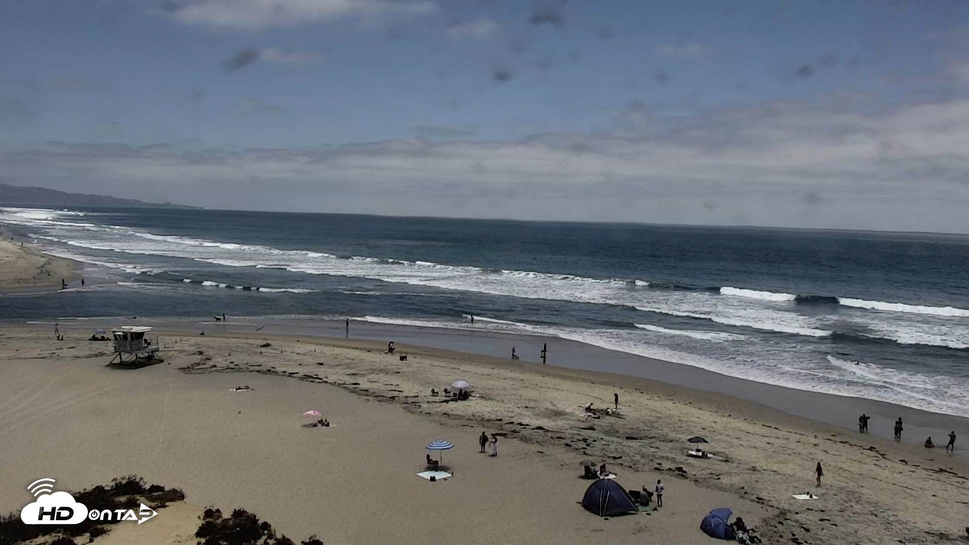 Snapshot of Del Mar Beach North Live Webcam taken Jun 17, 2026, 1:20pm PDT