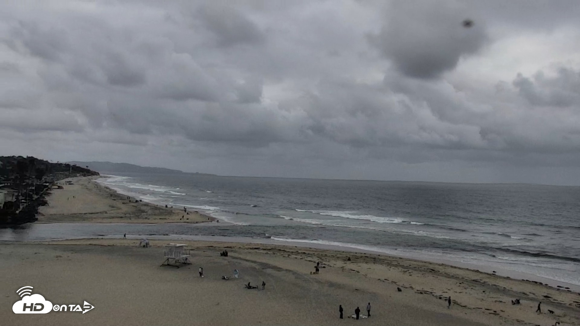 Snapshot of Del Mar Beach North Live Webcam taken Apr 25, 2026, 4:48pm PDT