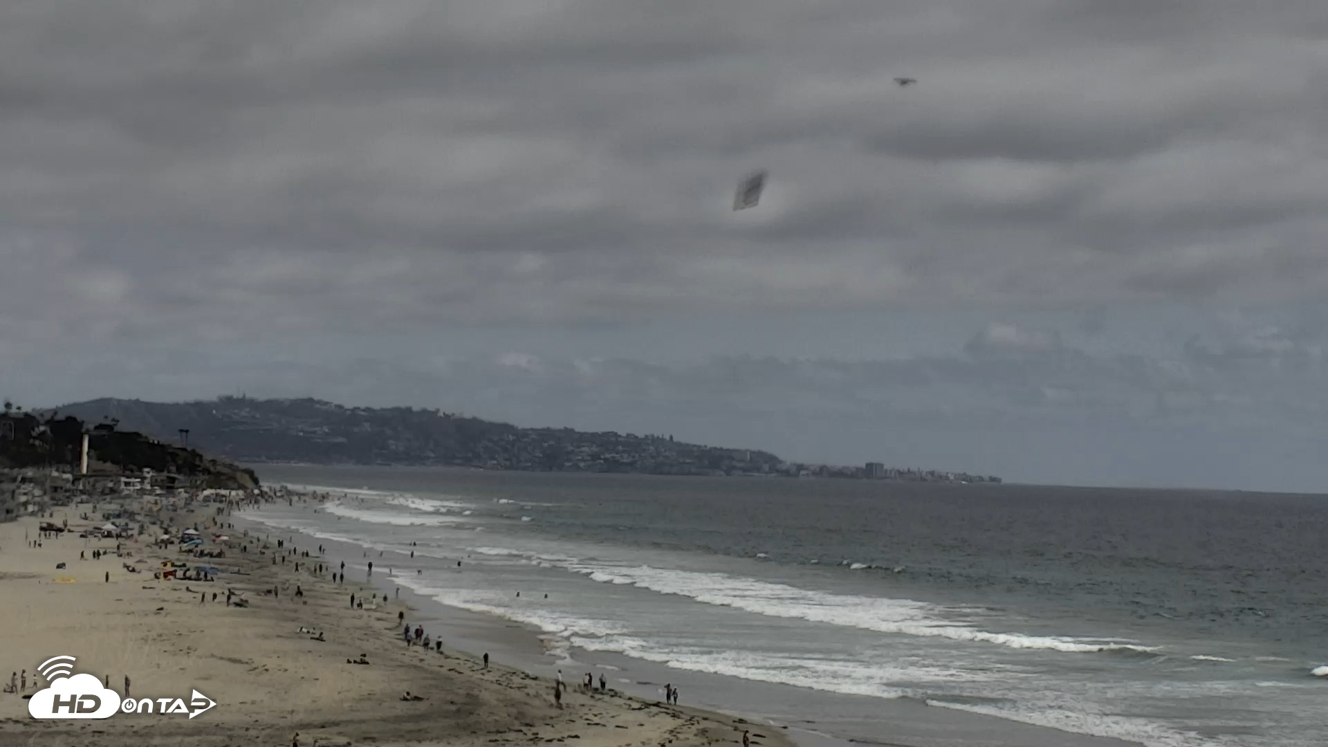 Snapshot of Del Mar Beach North Live Webcam taken May 25, 2026, 3:45pm PDT
