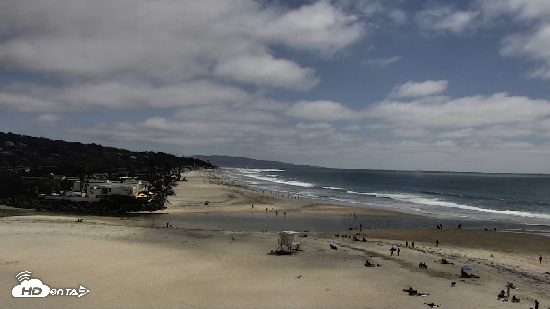 Snapshot of Del Mar Beach North Live Webcam taken Apr 10, 2026, 2:29pm PDT