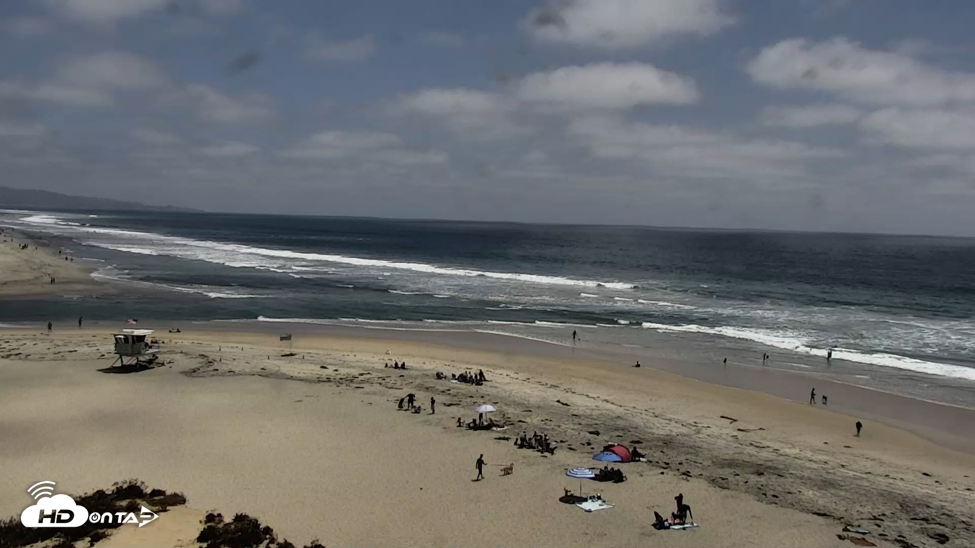 Snapshot of Del Mar Beach North Live Webcam taken Jun 16, 2026, 2:14pm PDT