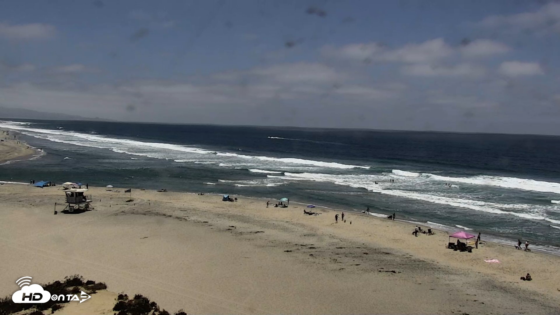 Snapshot of Del Mar Beach North Live Webcam taken Jul 6, 2026, 1:18pm PDT