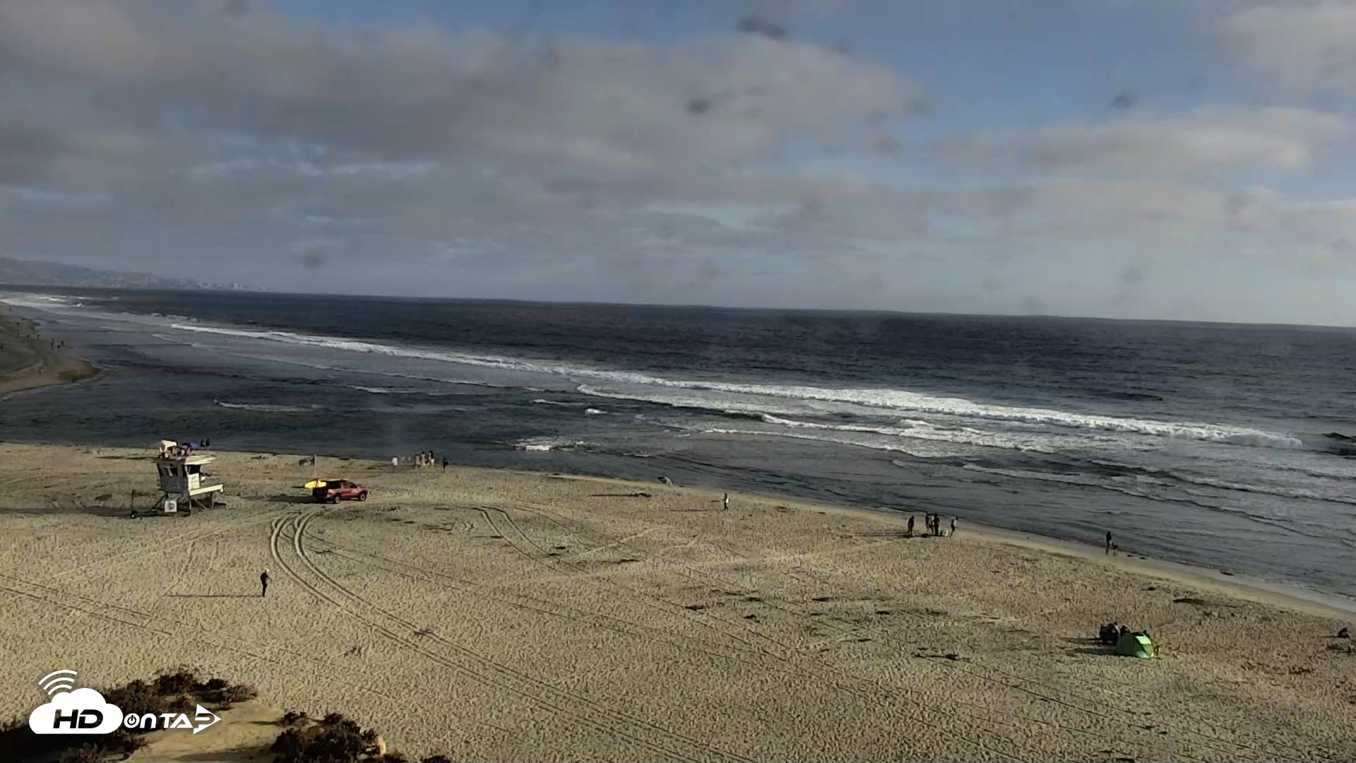 Snapshot of Del Mar Beach North Live Webcam taken Jul 6, 2026, 6:38pm PDT