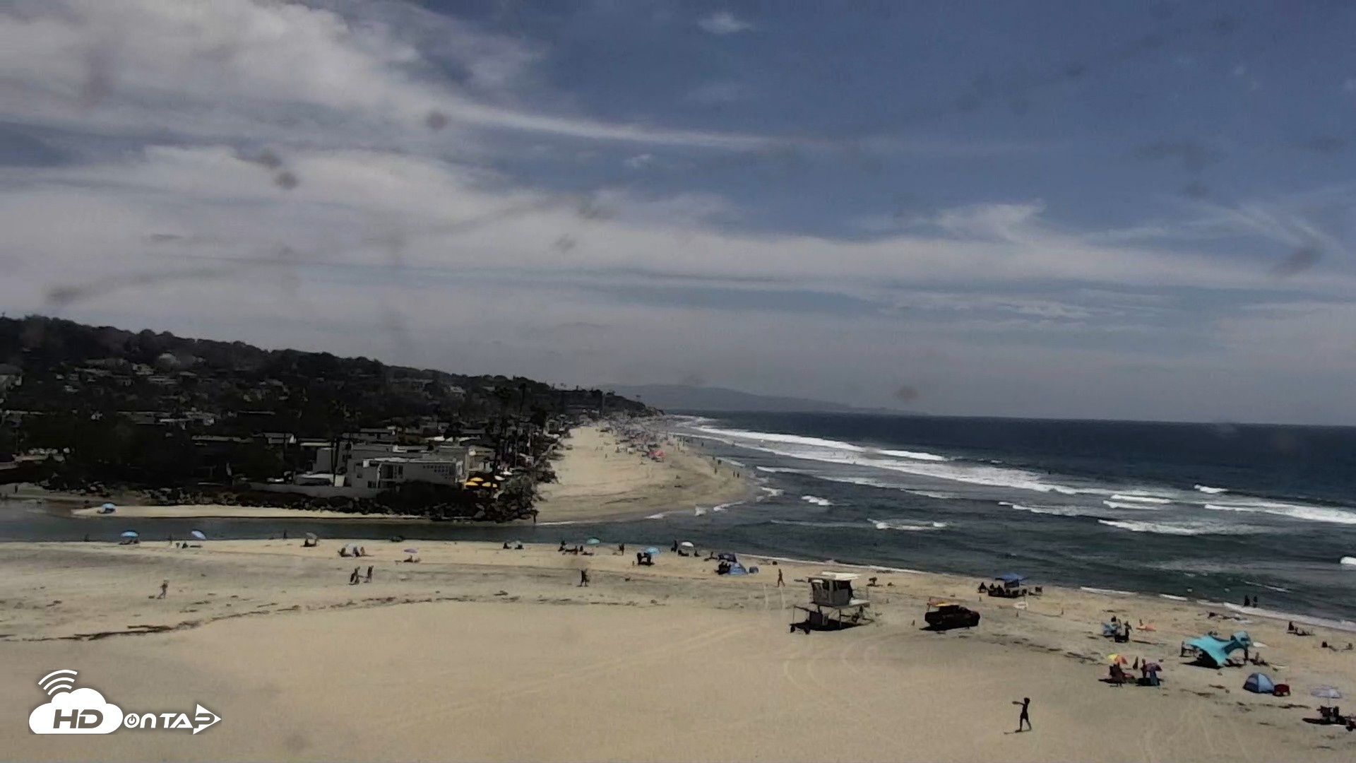 Snapshot of Del Mar Beach North Live Webcam taken Jul 3, 2026, 2:10pm PDT