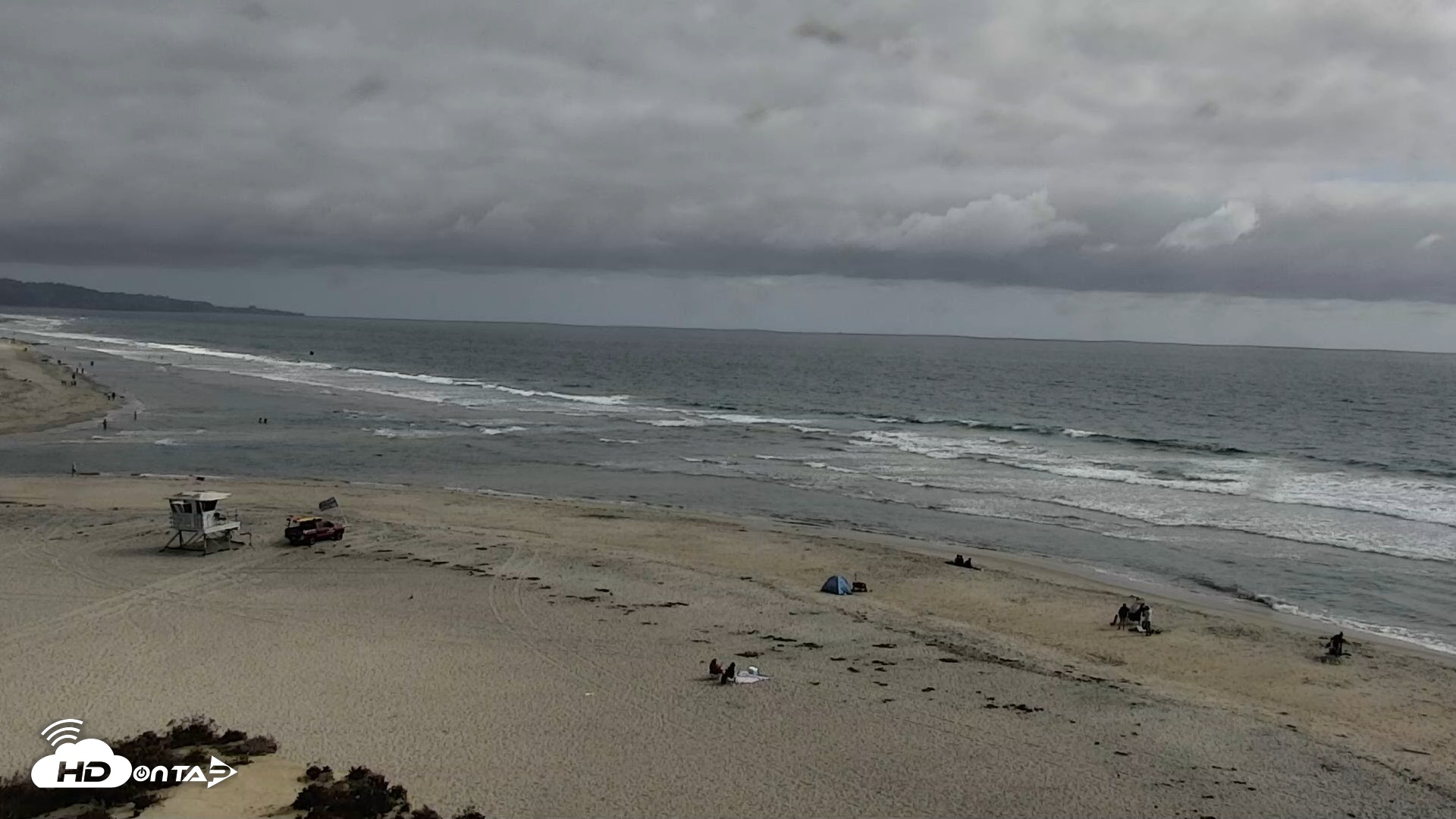 Snapshot of Del Mar Beach North Live Webcam taken Jun 30, 2026, 4:53pm PDT