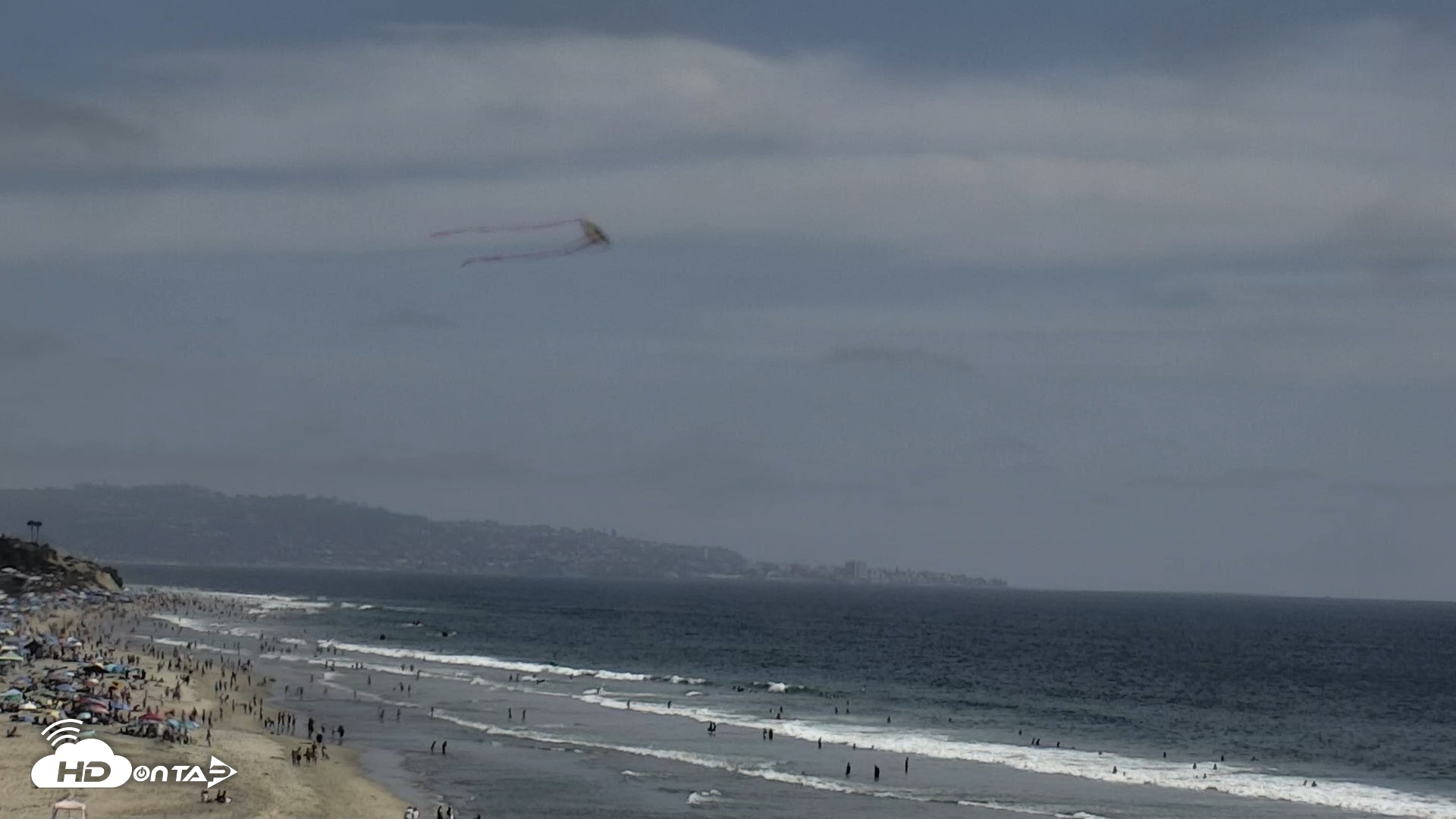 Snapshot of Del Mar Beach North Live Webcam taken Jul 4, 2026, 4:06pm PDT