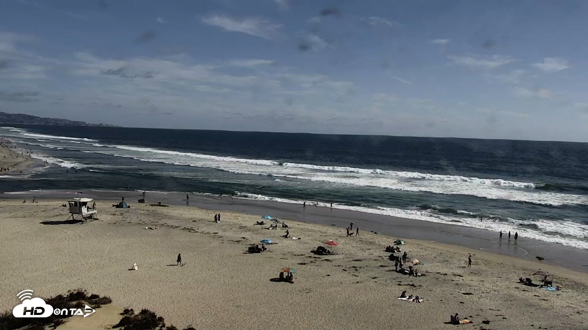 Snapshot of Del Mar Beach North Live Webcam taken Jun 21, 2026, 4:27pm PDT