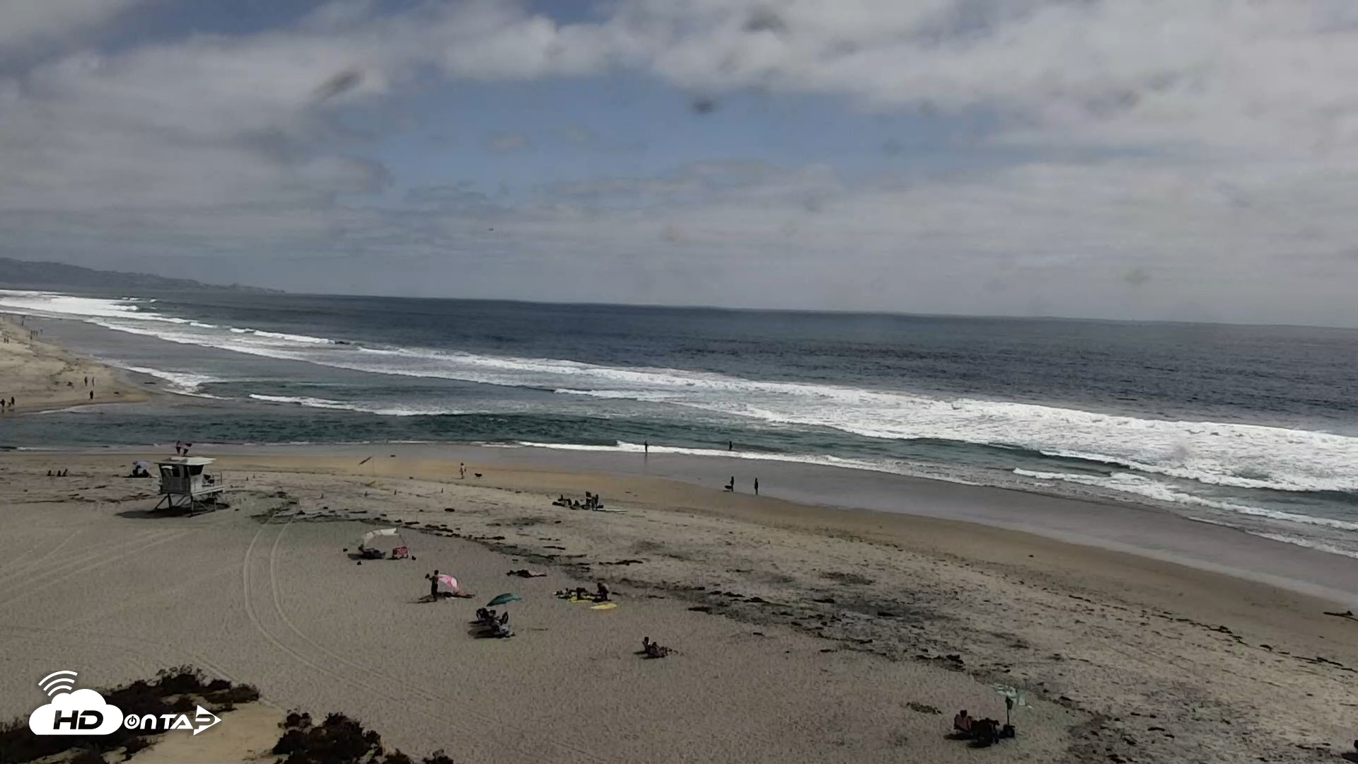 Snapshot of Del Mar Beach North Live Webcam taken Jun 17, 2026, 3:27pm PDT