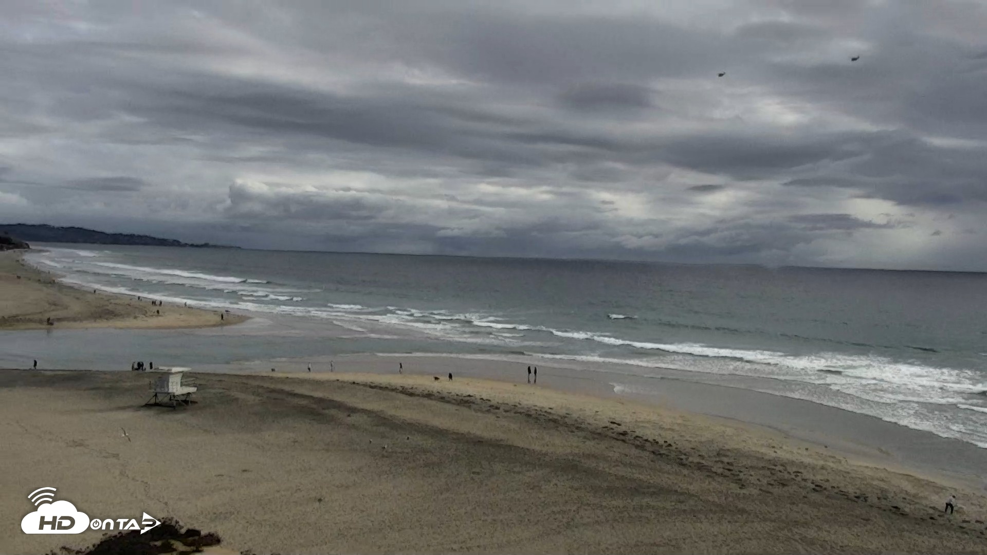 Snapshot of Del Mar Beach North Live Webcam taken Apr 12, 2026, 5:14pm PDT