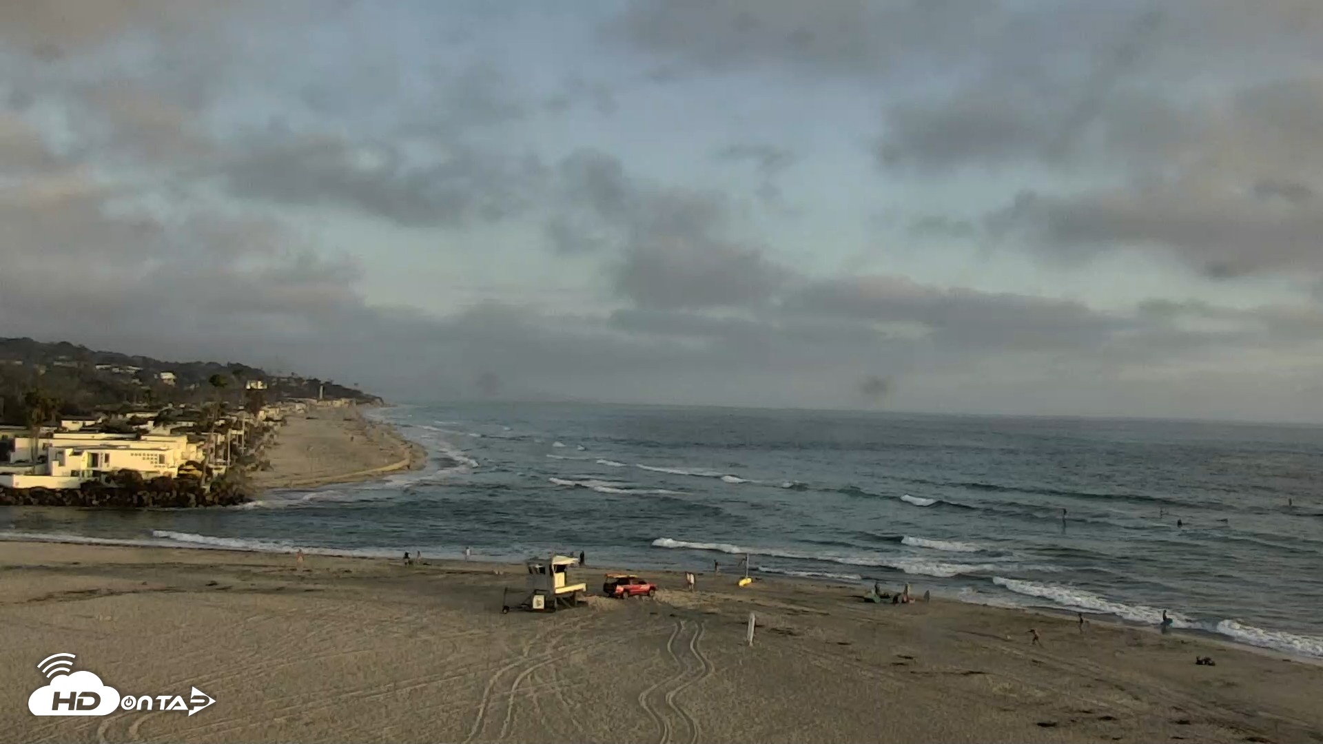 Snapshot of Del Mar Beach North Live Webcam taken Jul 14, 2026, 7:37pm PDT