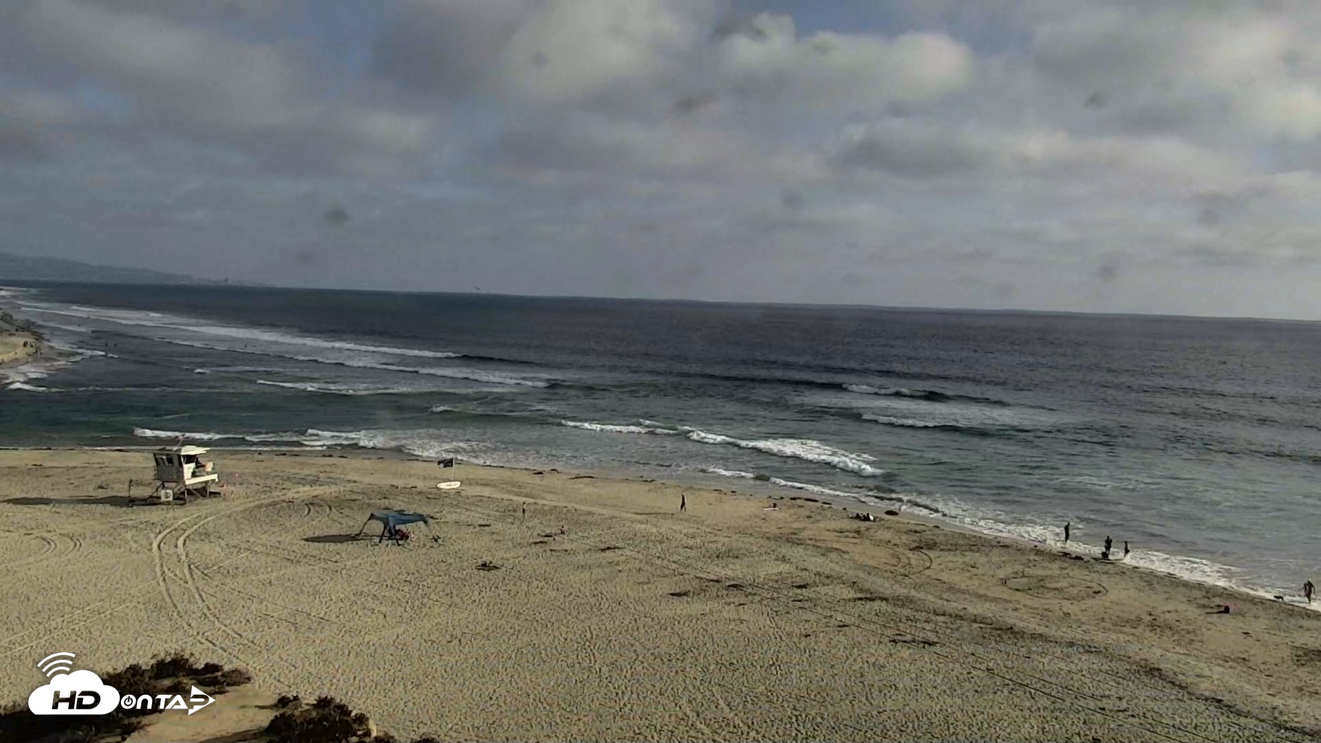 Snapshot of Del Mar Beach North Live Webcam taken Jul 13, 2026, 6:14pm PDT