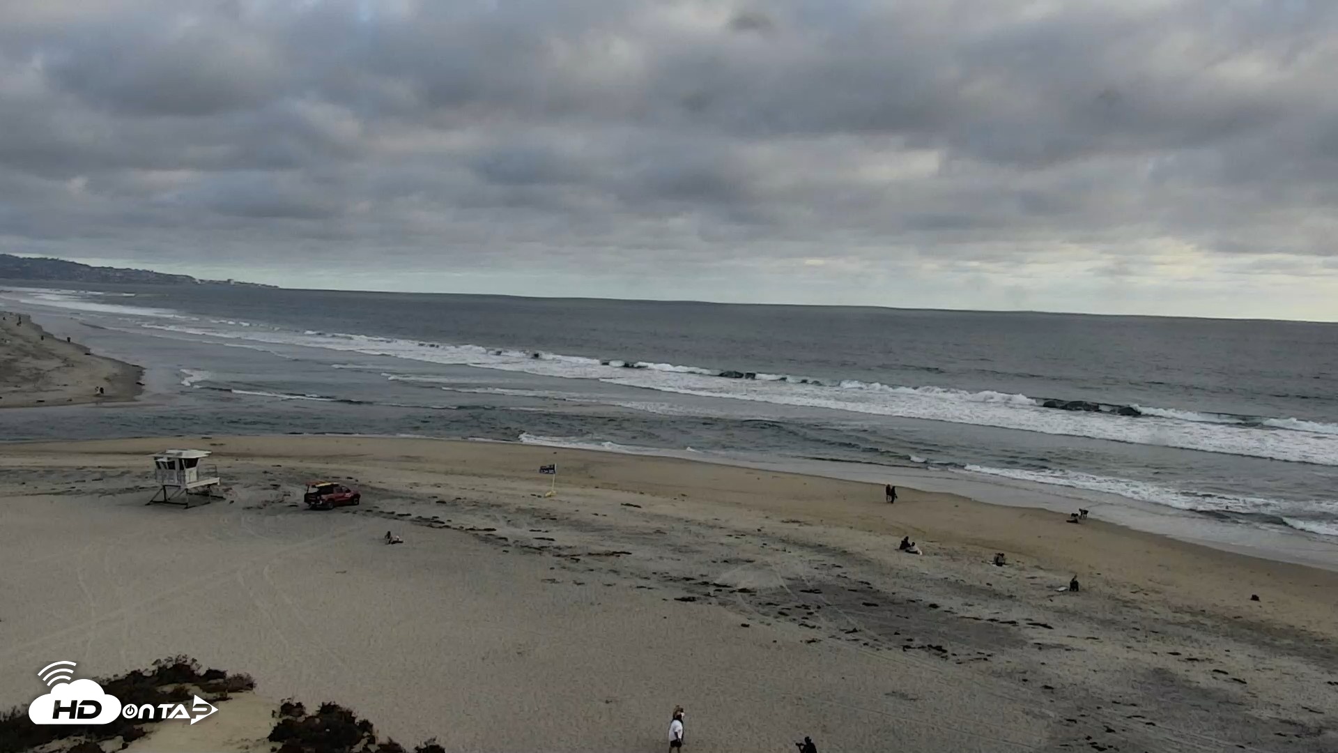 Snapshot of Del Mar Beach North Live Webcam taken Jun 19, 2026, 7:13pm PDT