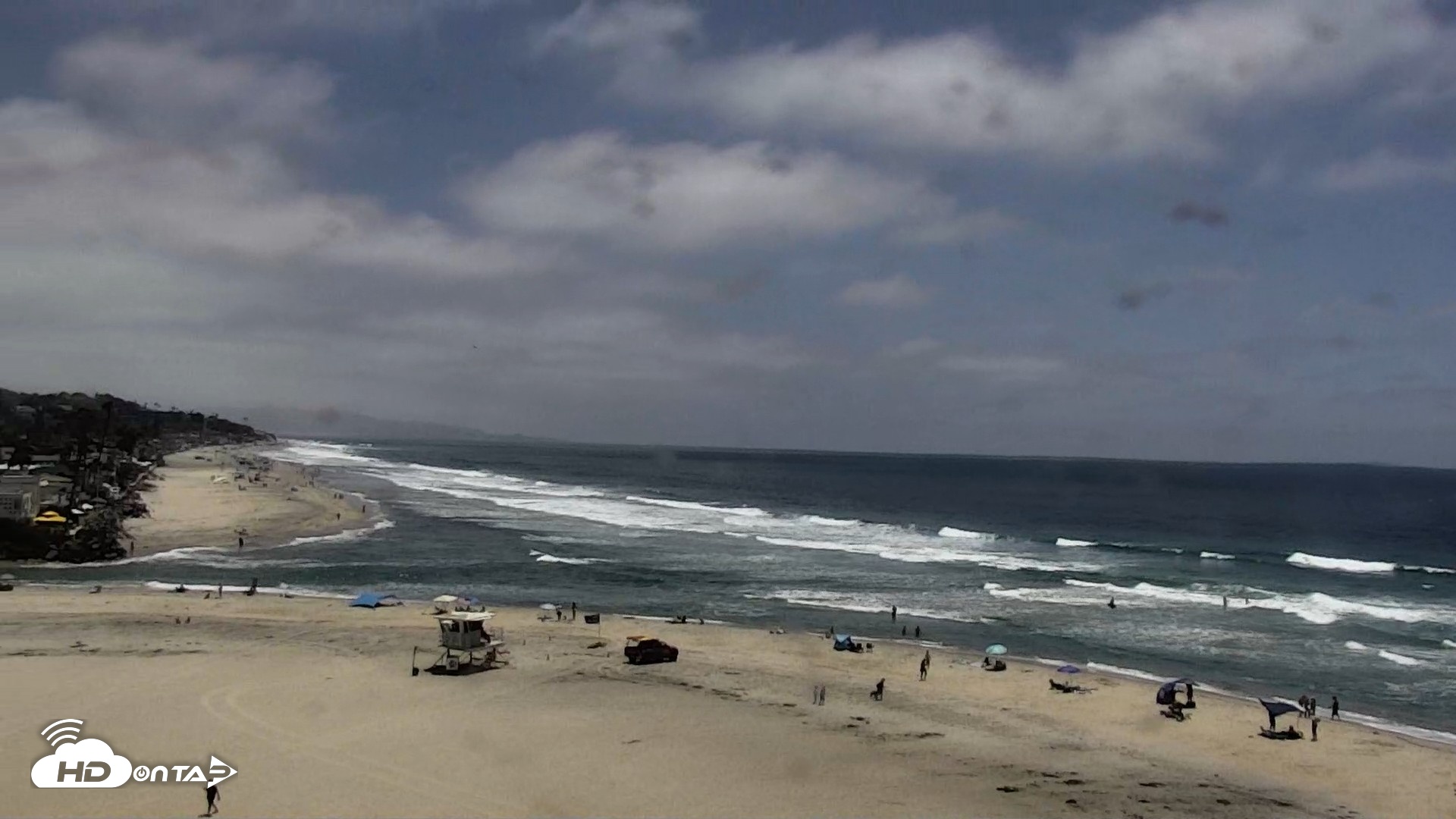 Snapshot of Del Mar Beach North Live Webcam taken Jul 6, 2026, 1:32pm PDT