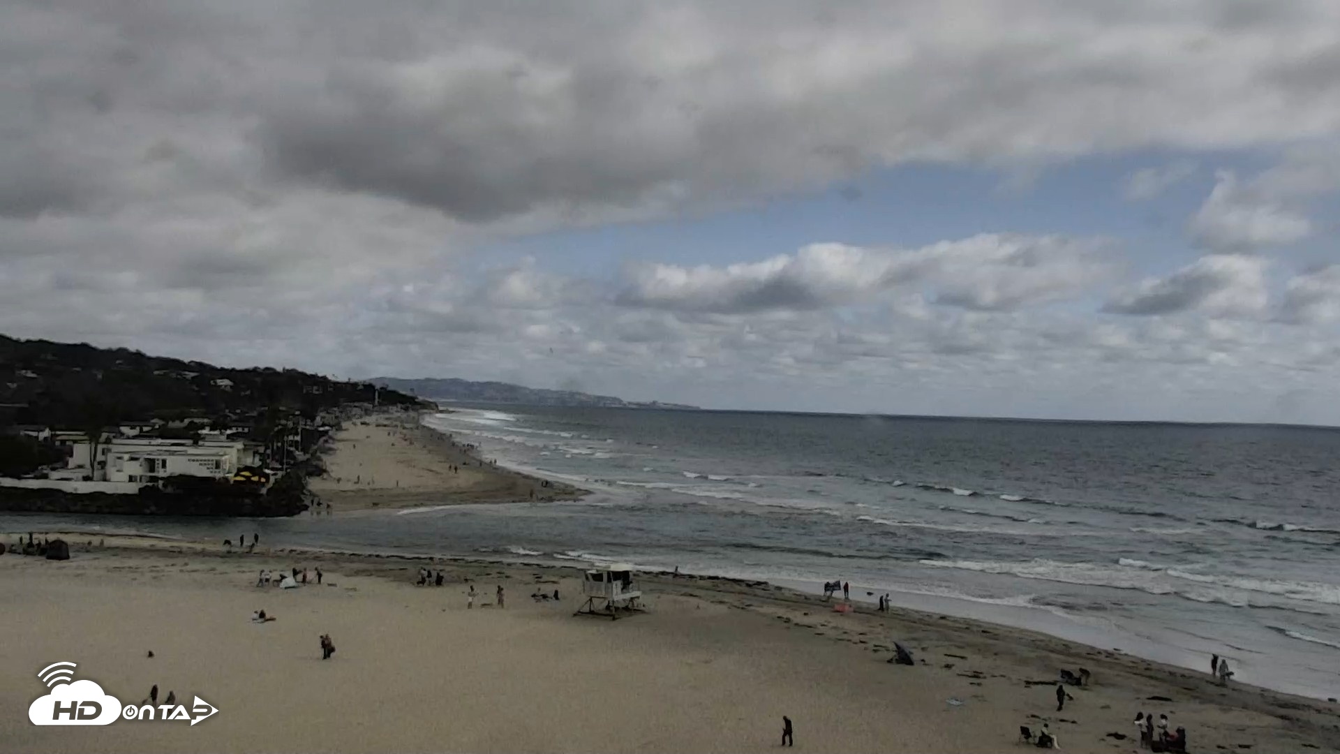 Snapshot of Del Mar Beach North Live Webcam taken May 25, 2026, 4:46pm PDT