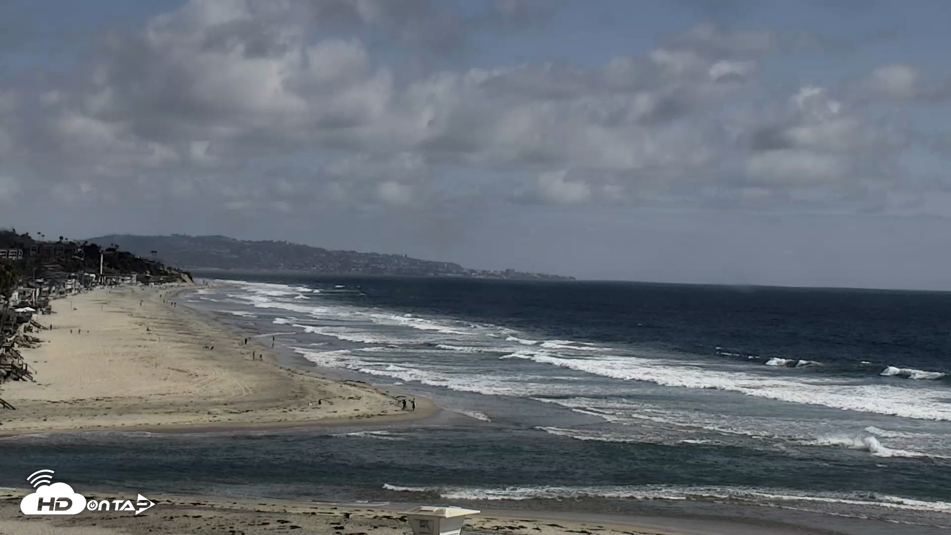 Snapshot of Del Mar Beach North Live Webcam taken May 26, 2026, 4:08pm PDT