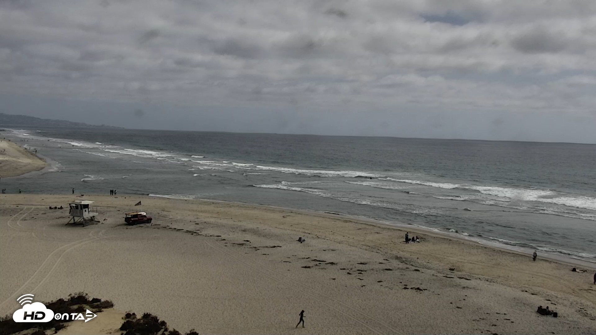 Snapshot of Del Mar Beach North Live Webcam taken Jun 29, 2026, 3:47pm PDT
