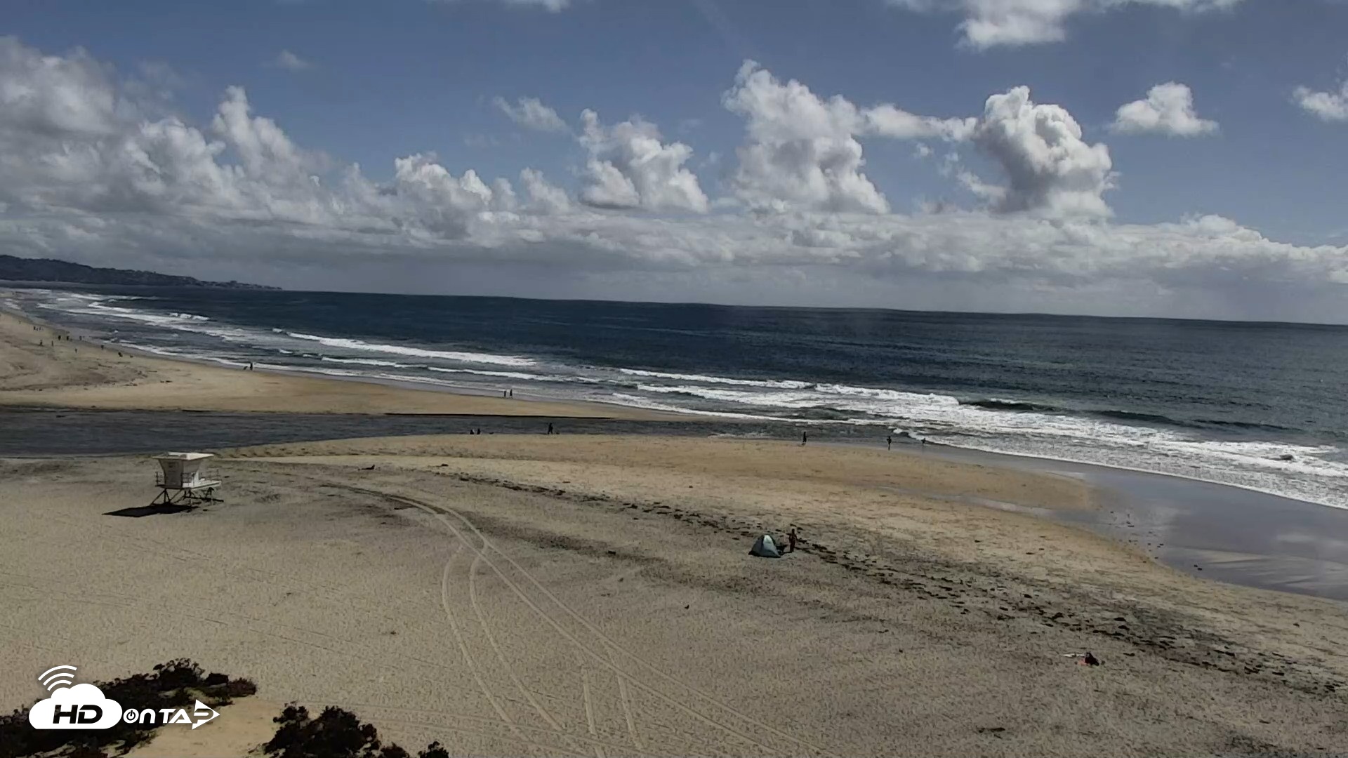 Snapshot of Del Mar Beach North Live Webcam taken Apr 13, 2026, 3:27pm PDT