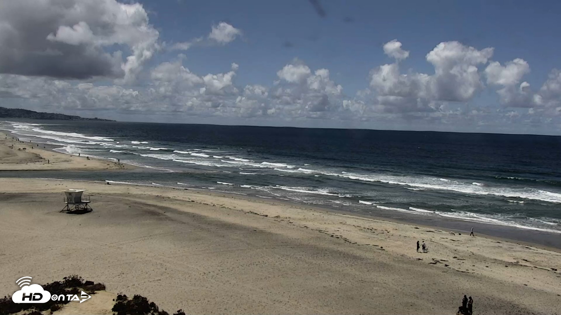 Snapshot of Del Mar Beach North Live Webcam taken May 5, 2026, 11:59am PDT