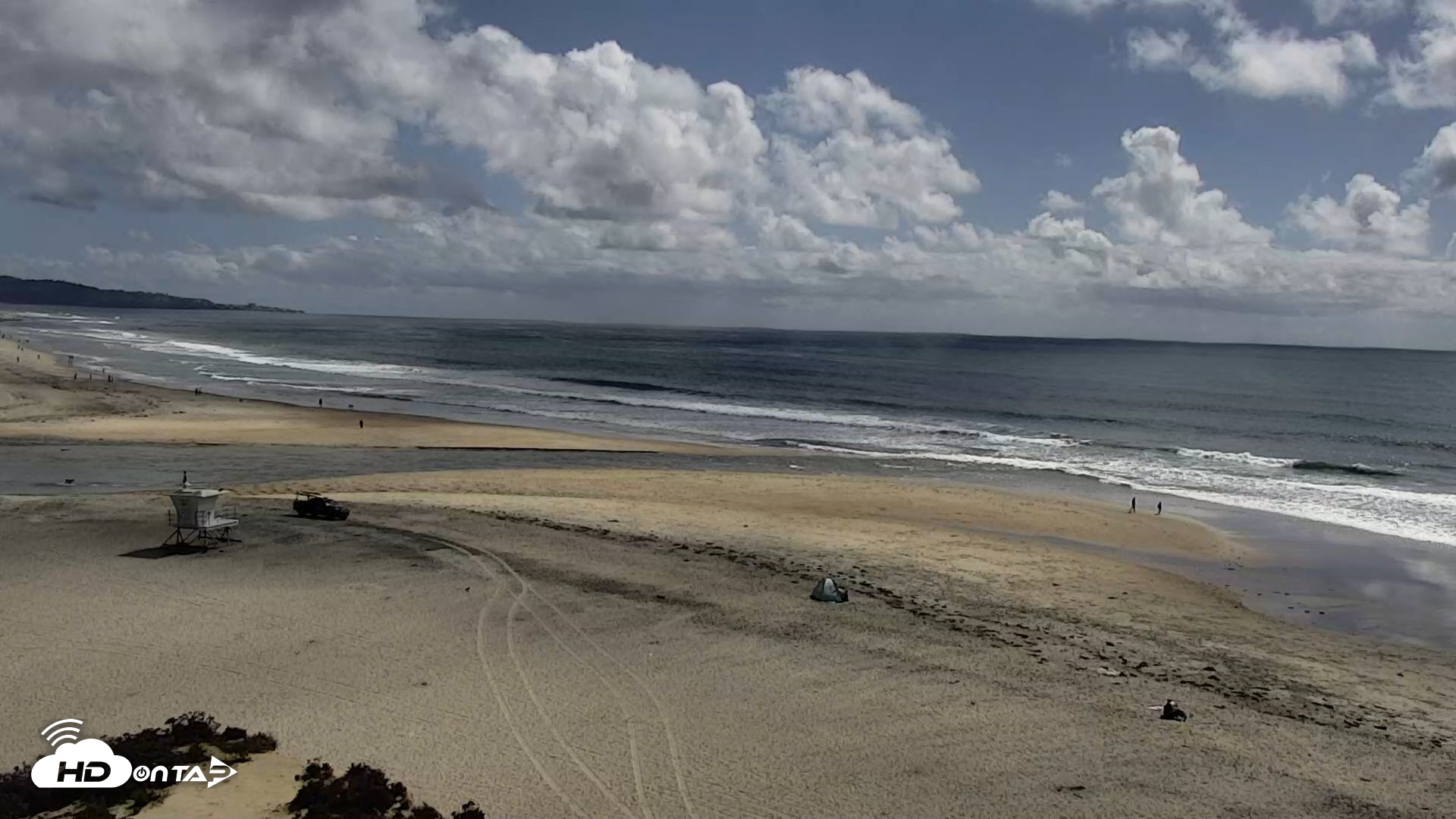 Snapshot of Del Mar Beach North Live Webcam taken Apr 13, 2026, 3:11pm PDT