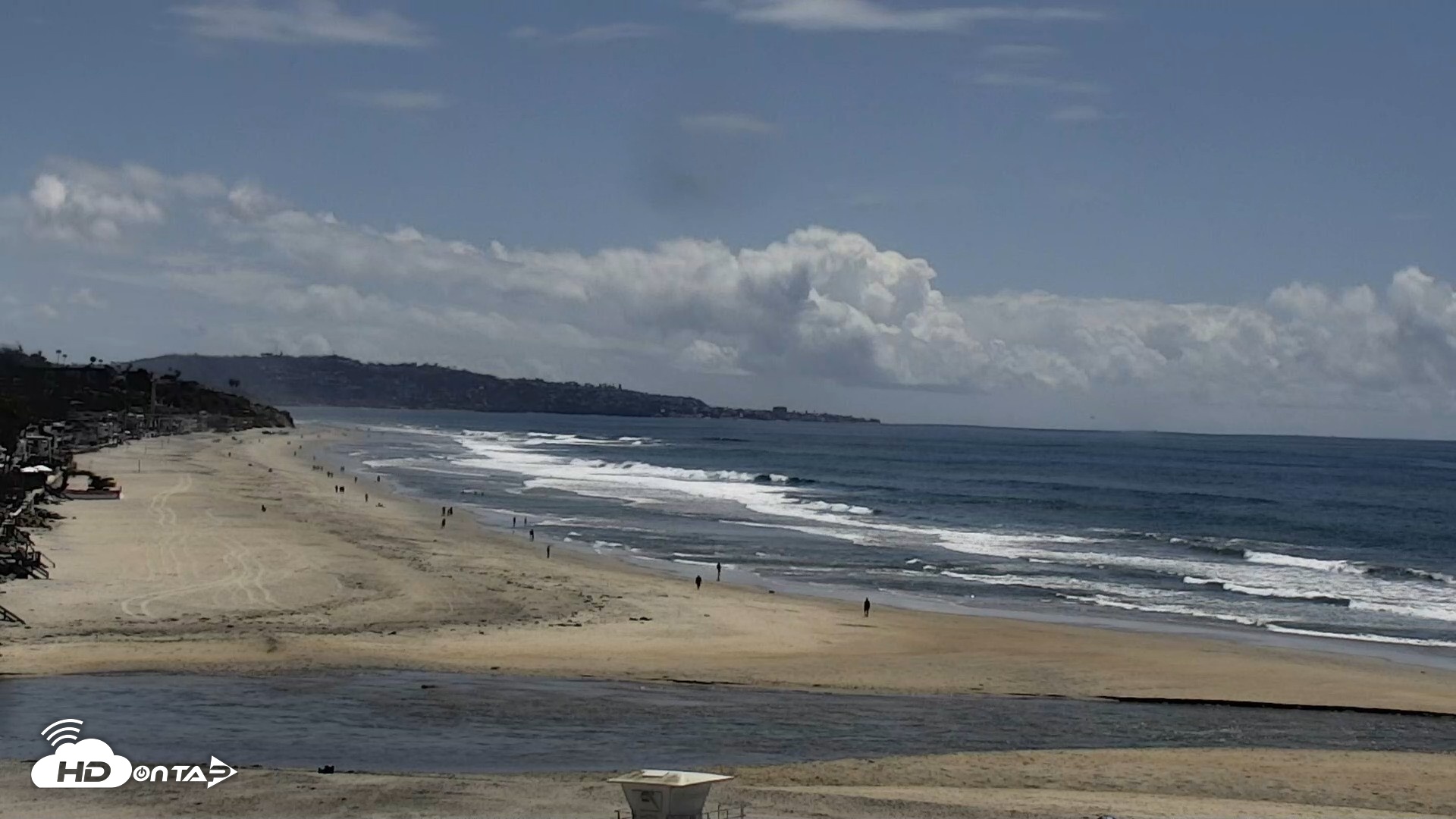 Snapshot of Del Mar Beach North Live Webcam taken Apr 13, 2026, 1:41pm PDT