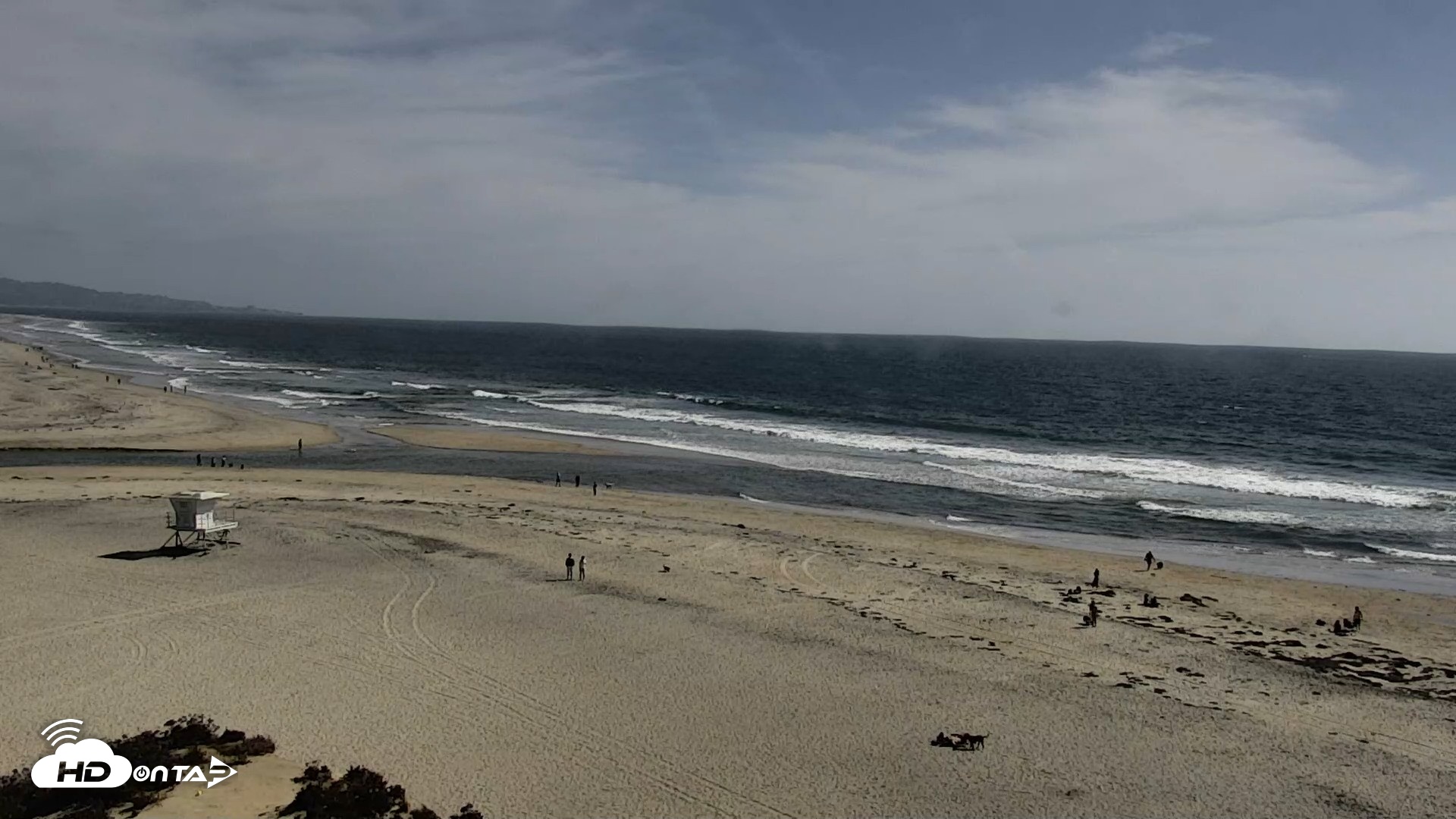 Snapshot of Del Mar Beach North Live Webcam taken Apr 29, 2026, 3:59pm PDT